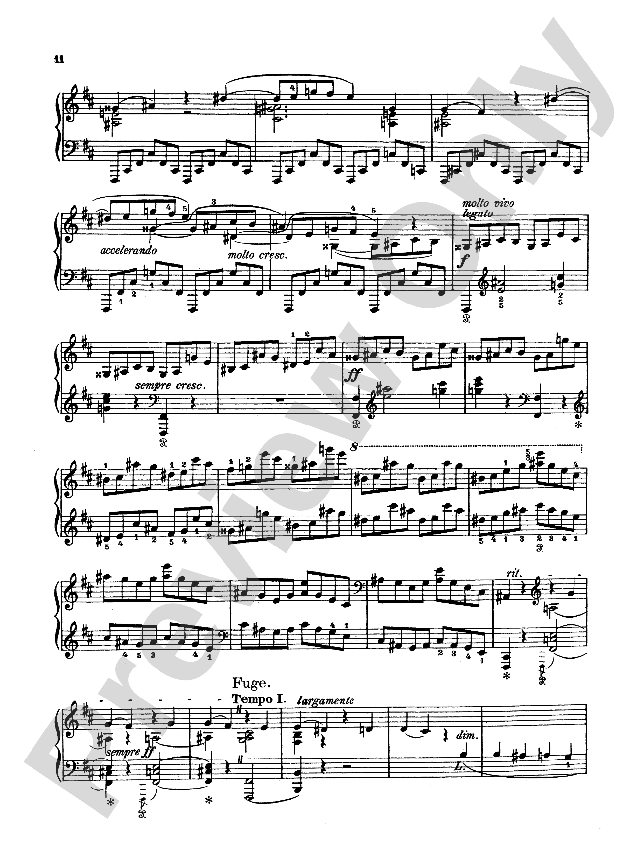 Field: Prelude, Chorale and Fugue: Piano