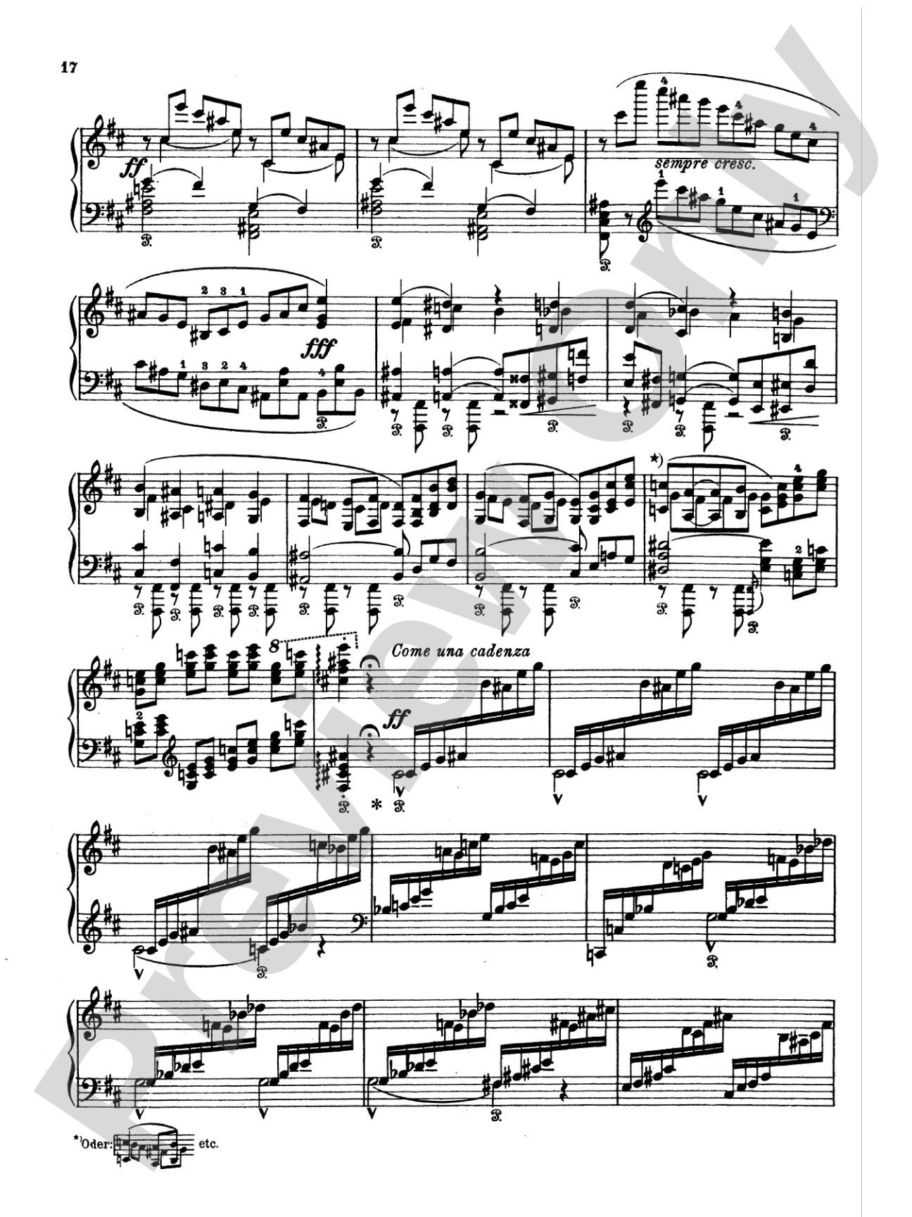 Field: Prelude, Chorale and Fugue: Piano