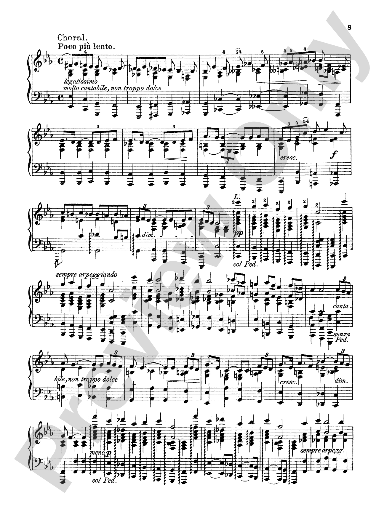 Field: Prelude, Chorale and Fugue: Piano
