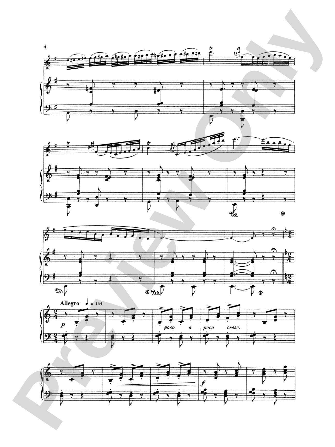 Fauré: Fantasy, Op. 79: Flute Part(s)