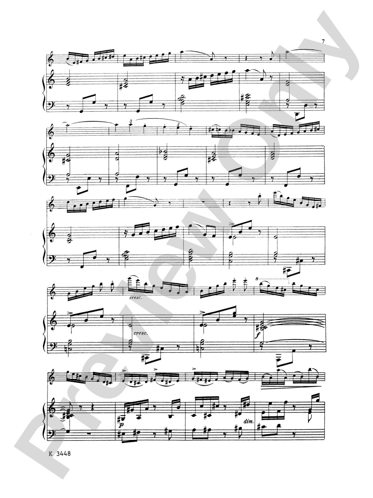 Fauré: Fantasy, Op. 79: Flute Part(s)