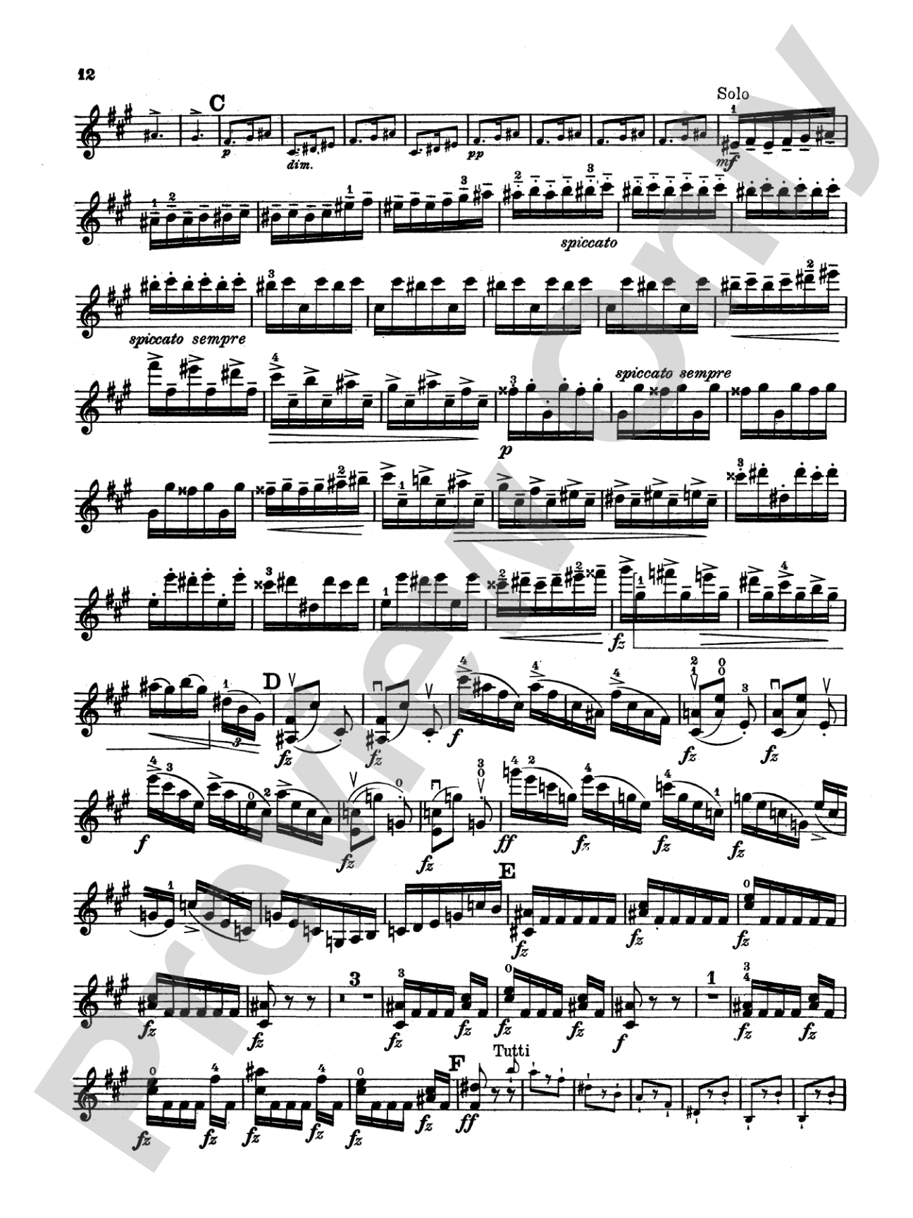 Dvorák: Violin Concerto in A Minor, Op. 53: Violin Book