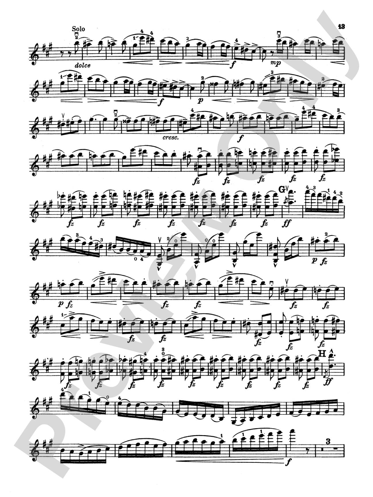 Dvorák: Violin Concerto in A Minor, Op. 53: Violin Book