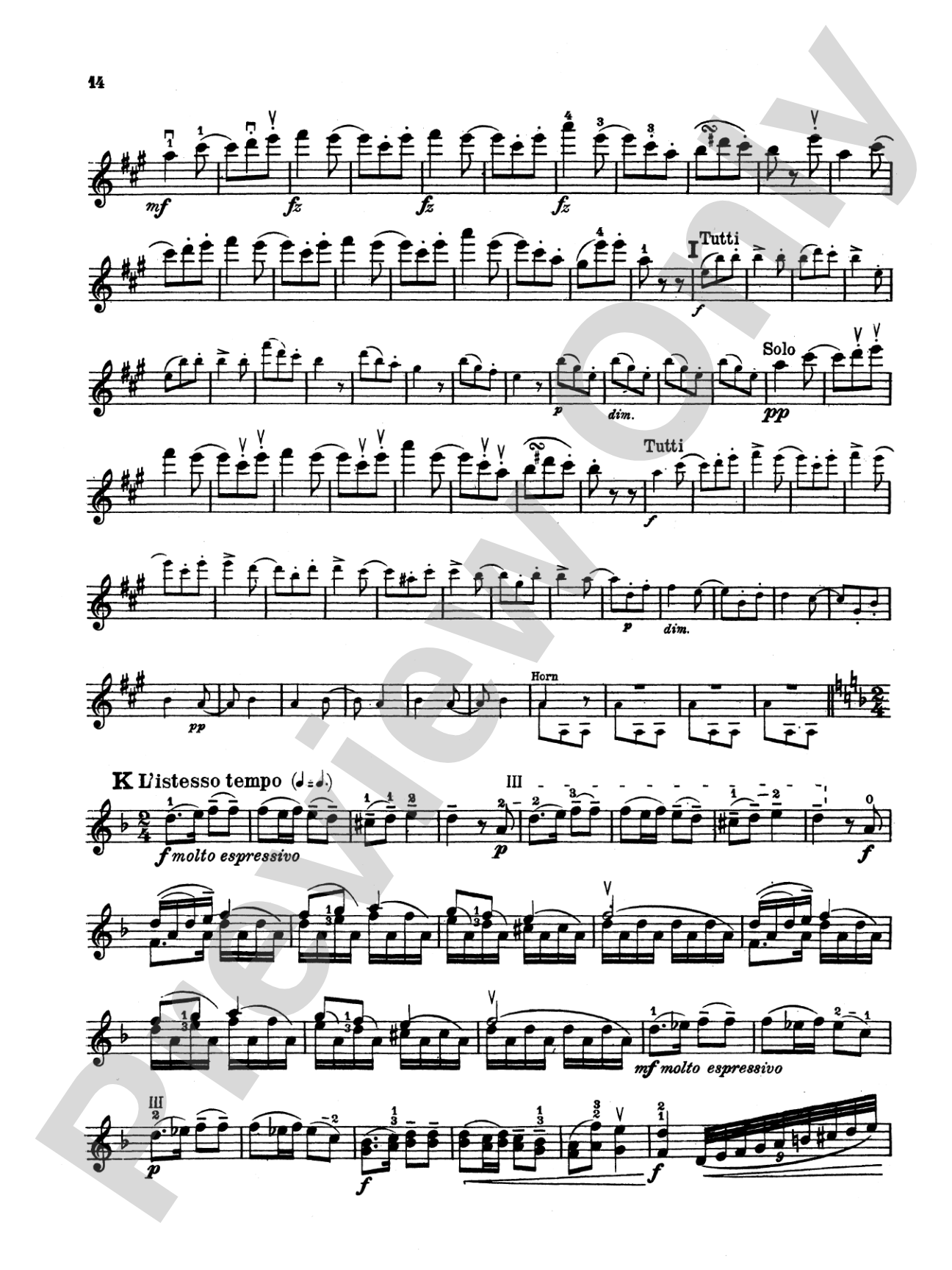 Dvorák: Violin Concerto in A Minor, Op. 53: Violin Book