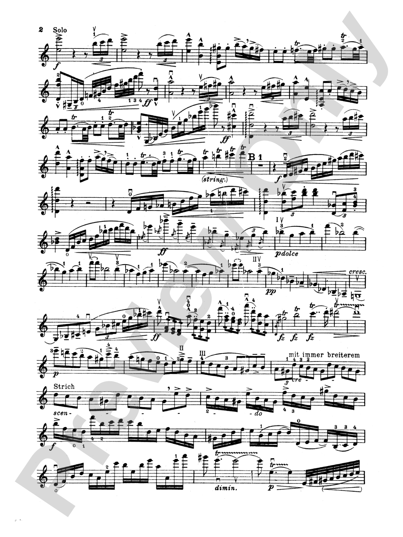 Dvorák: Violin Concerto in A Minor, Op. 53: Violin Book