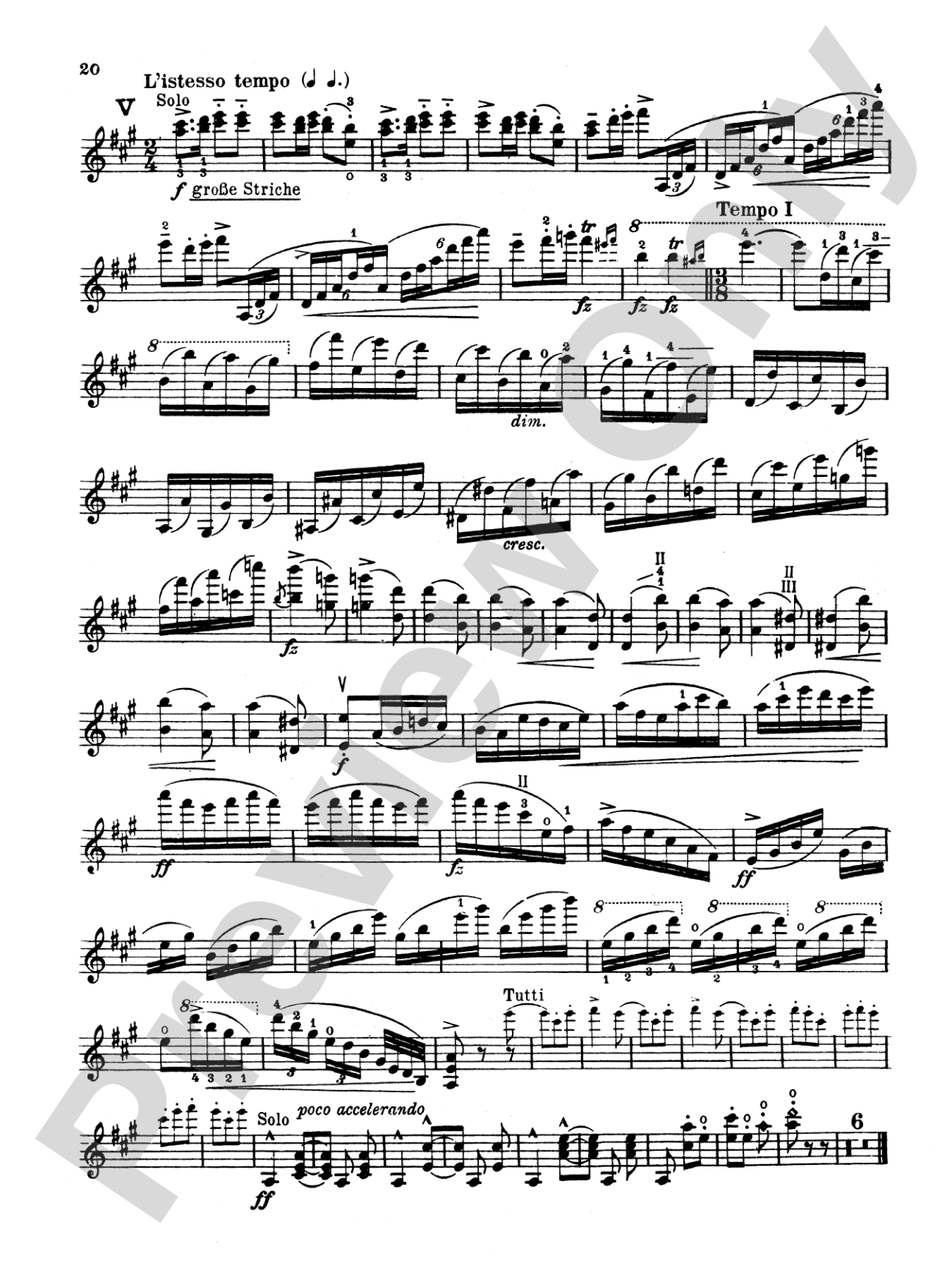 Dvorák: Violin Concerto in A Minor, Op. 53: Violin Book