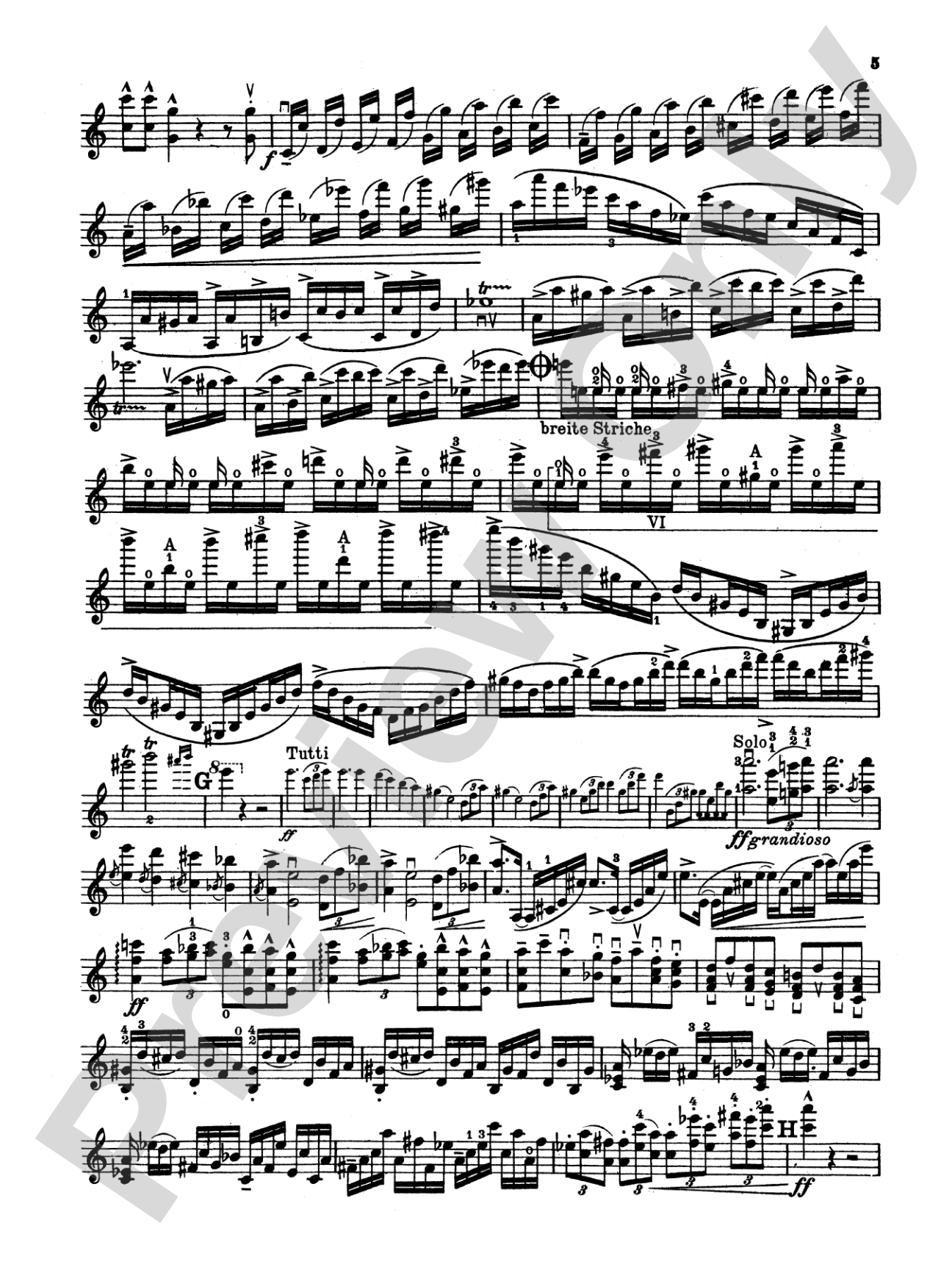 Dvorák: Violin Concerto in A Minor, Op. 53: Violin Book