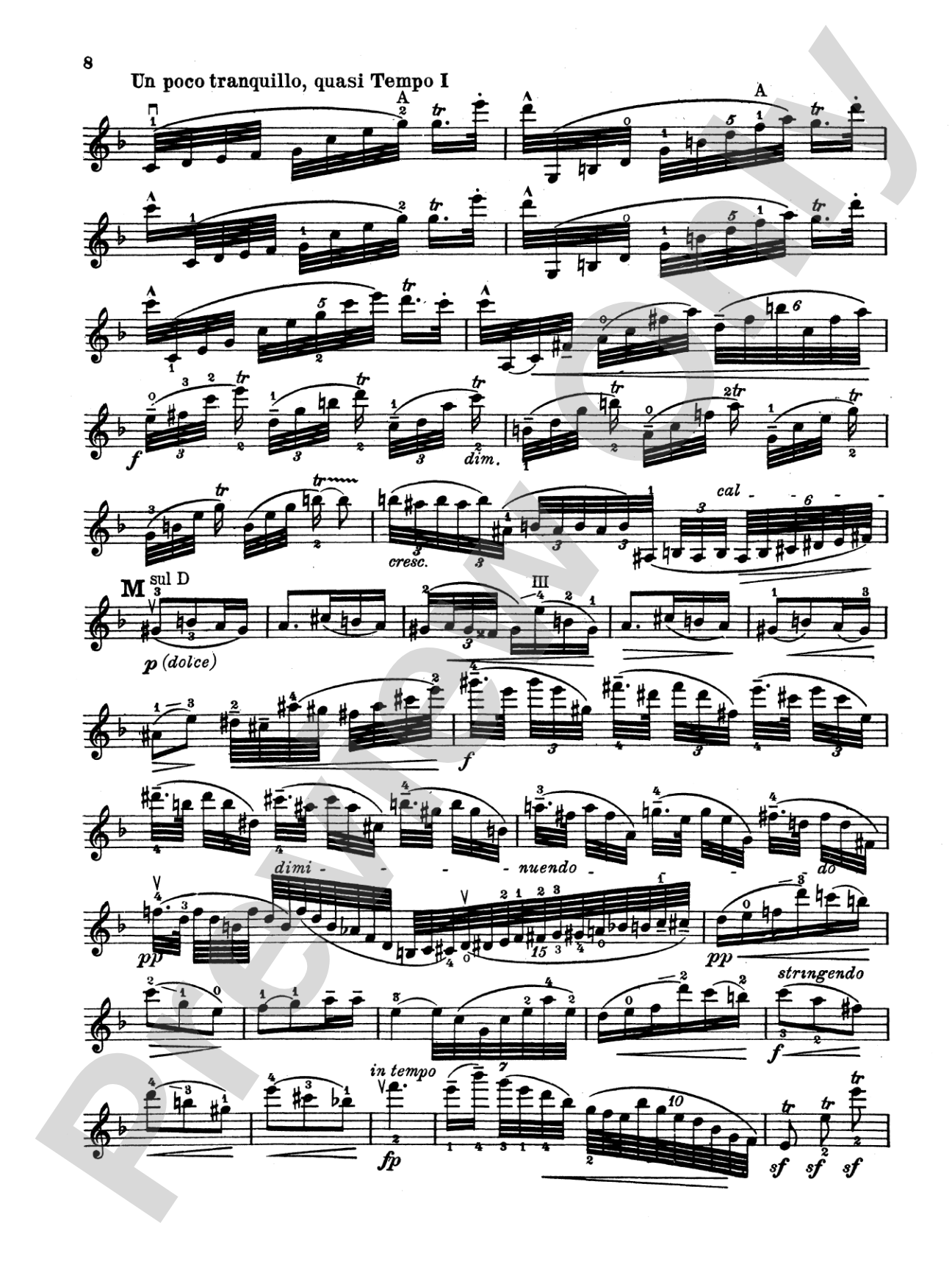 Dvorák: Violin Concerto in A Minor, Op. 53: Violin Book
