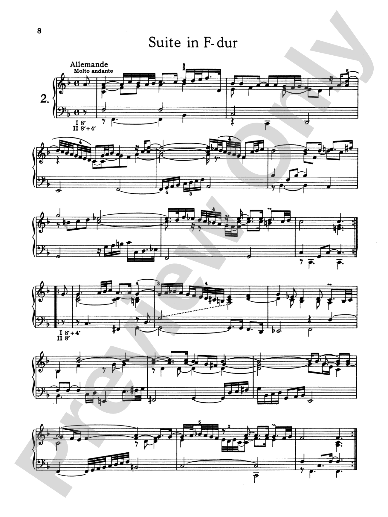 Froberger: Selected Works for Cembalo