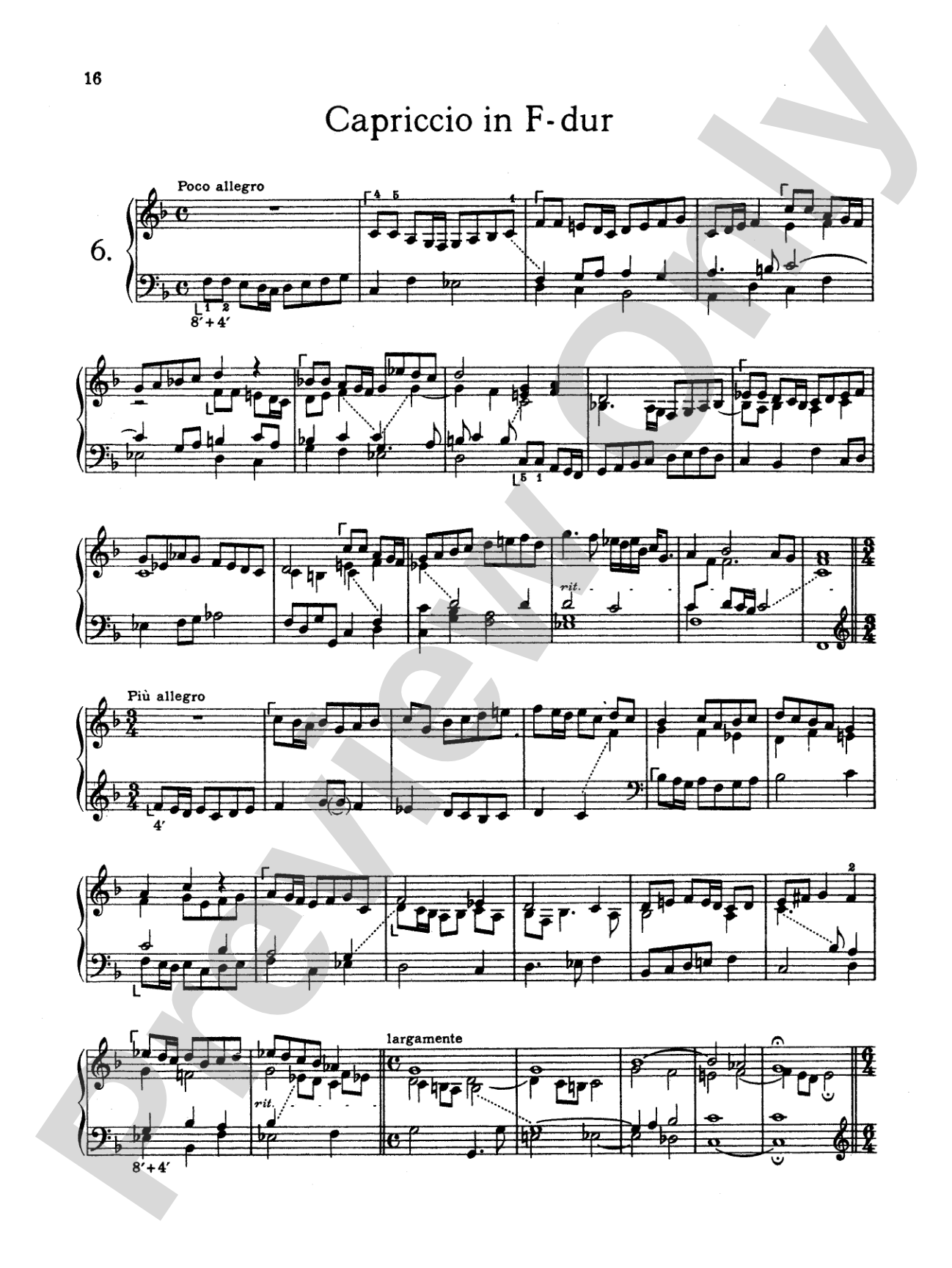 Froberger: Selected Works for Cembalo