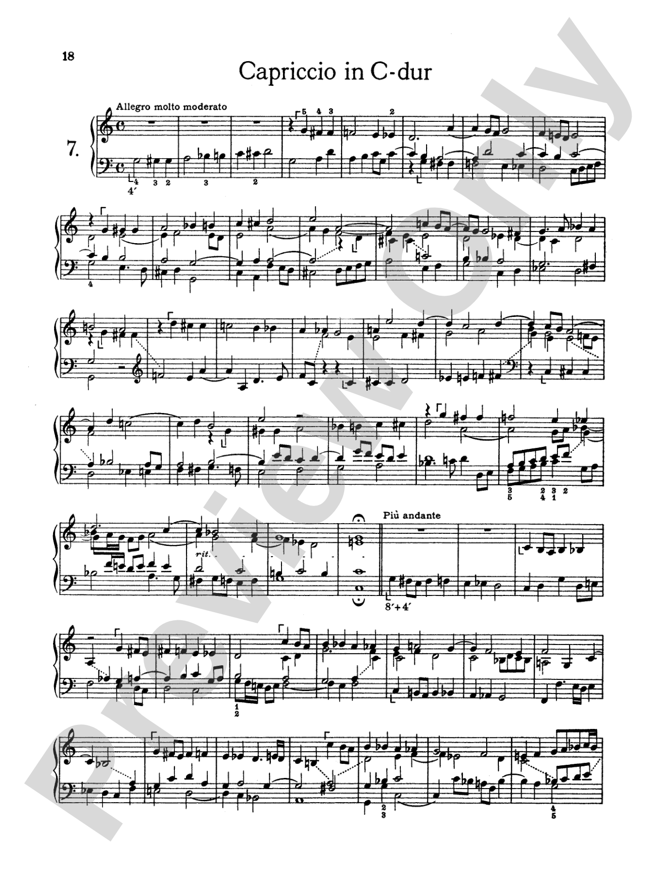 Froberger: Selected Works for Cembalo