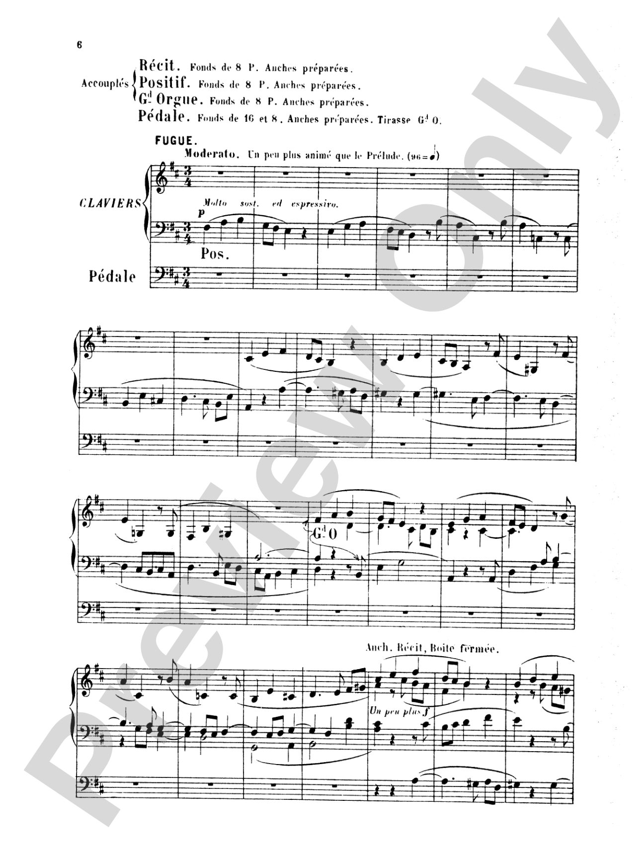 Dubois: Twelve Pieces: Organ Book