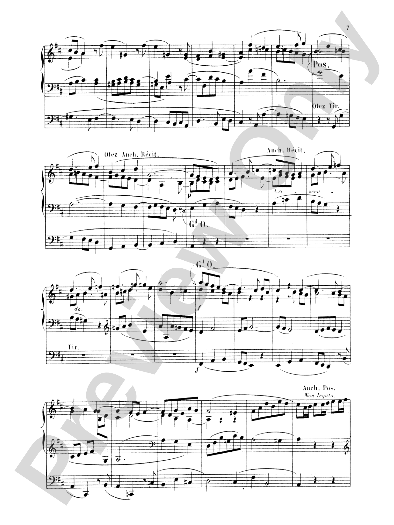 Dubois: Twelve Pieces: Organ Book