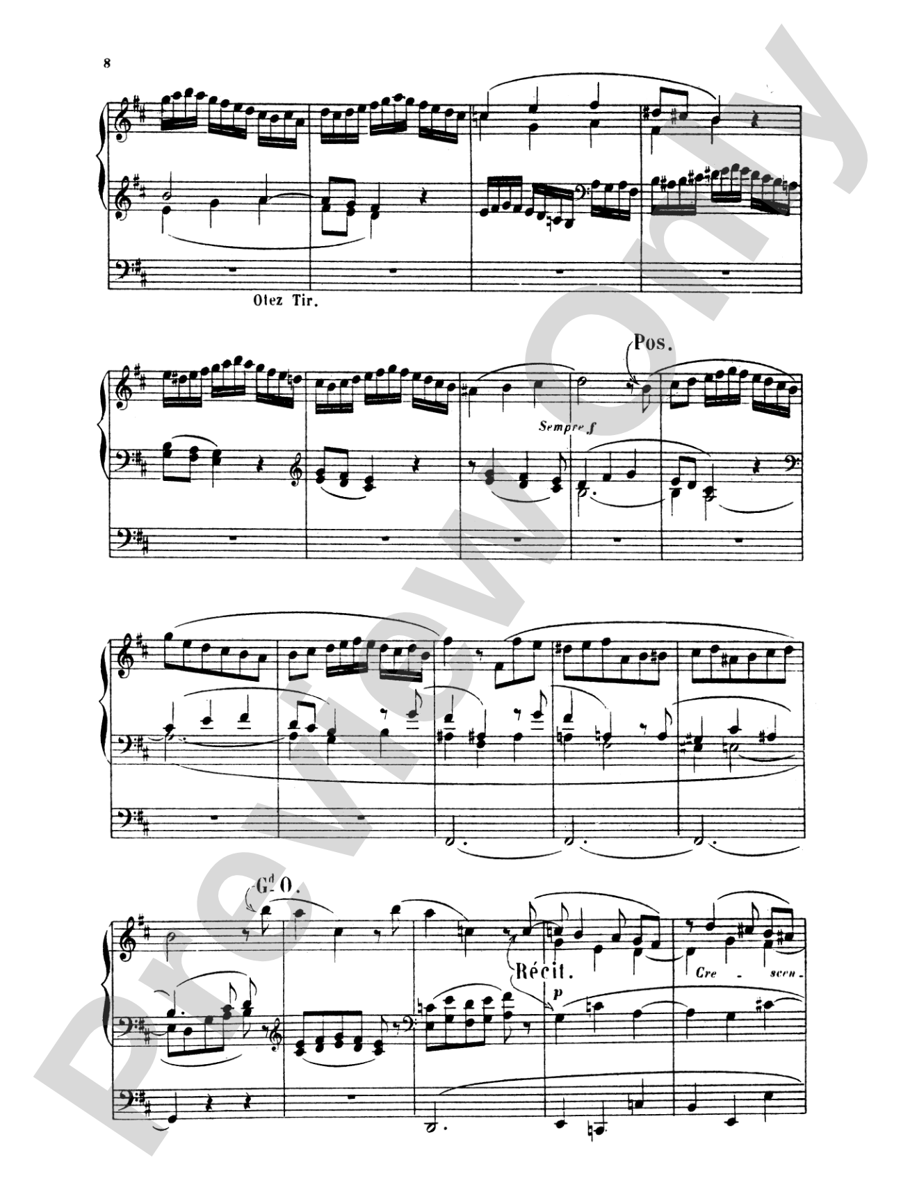 Dubois: Twelve Pieces: Organ Book