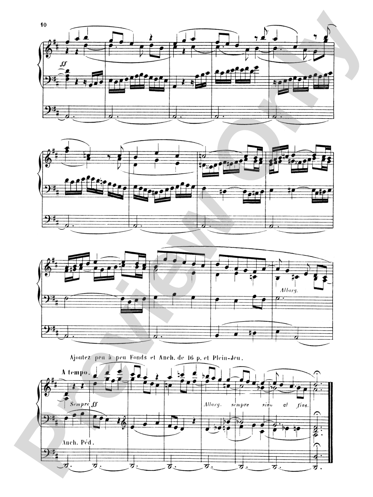 Dubois: Twelve Pieces: Organ Book