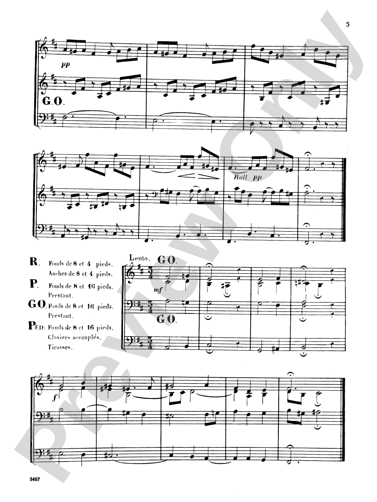Franck: Prelude, Fugue and Variation, Op. 18: Organ Sheet