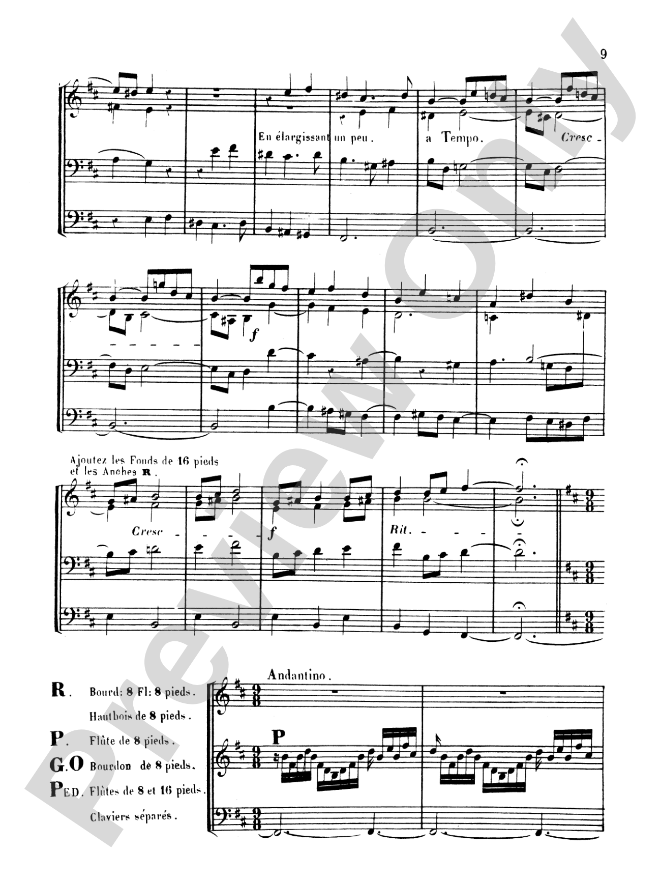 Franck: Prelude, Fugue and Variation, Op. 18: Organ Sheet