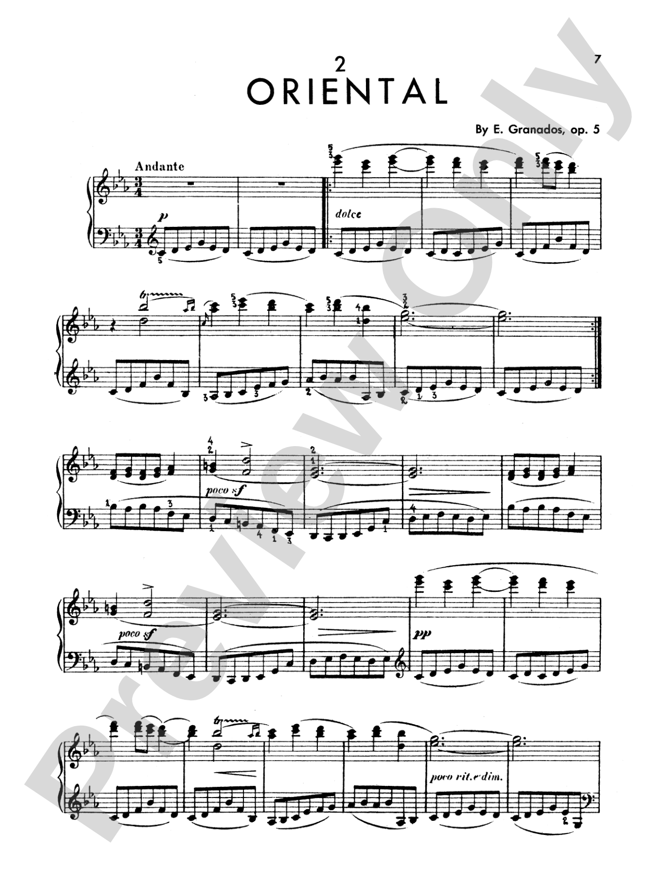 Granados: Twelve Spanish Dances (Volume I)