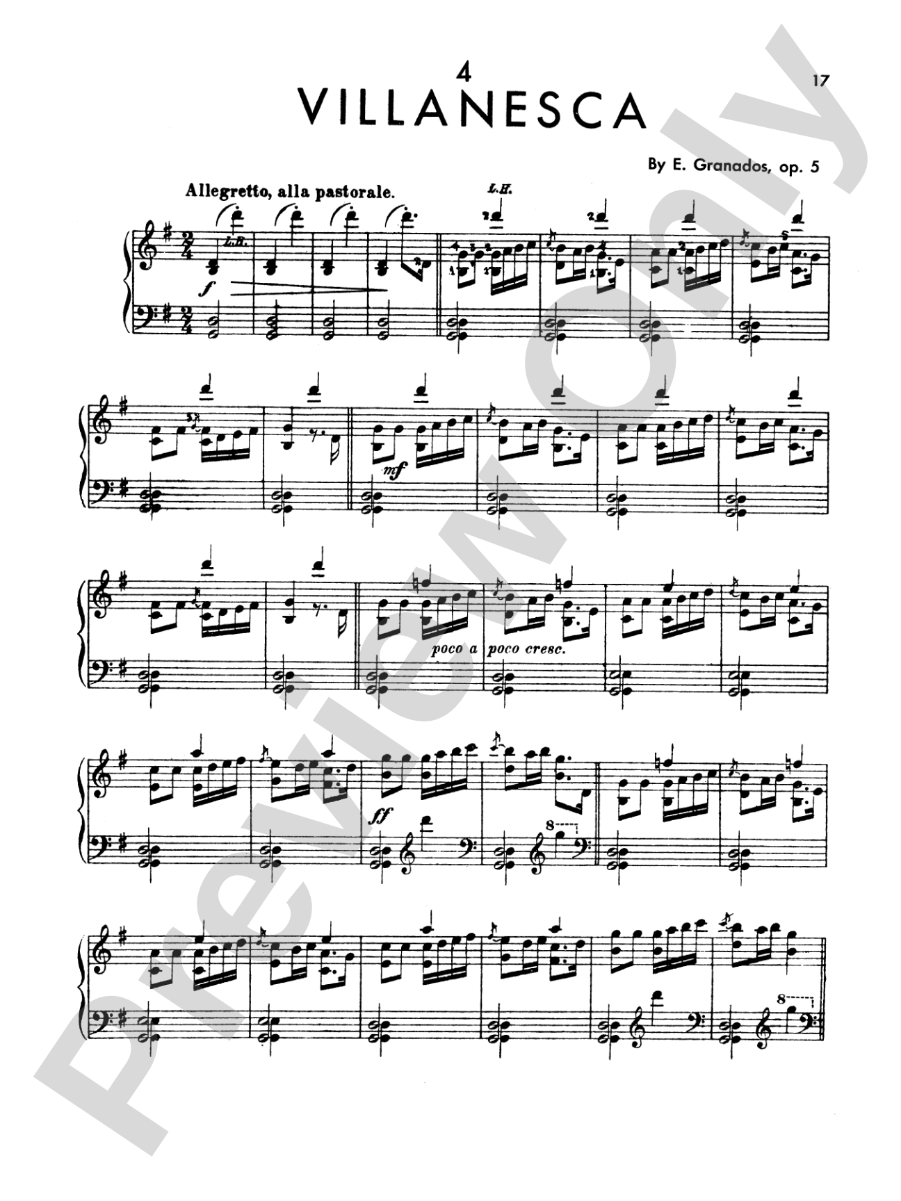 Granados: Twelve Spanish Dances (Volume I)