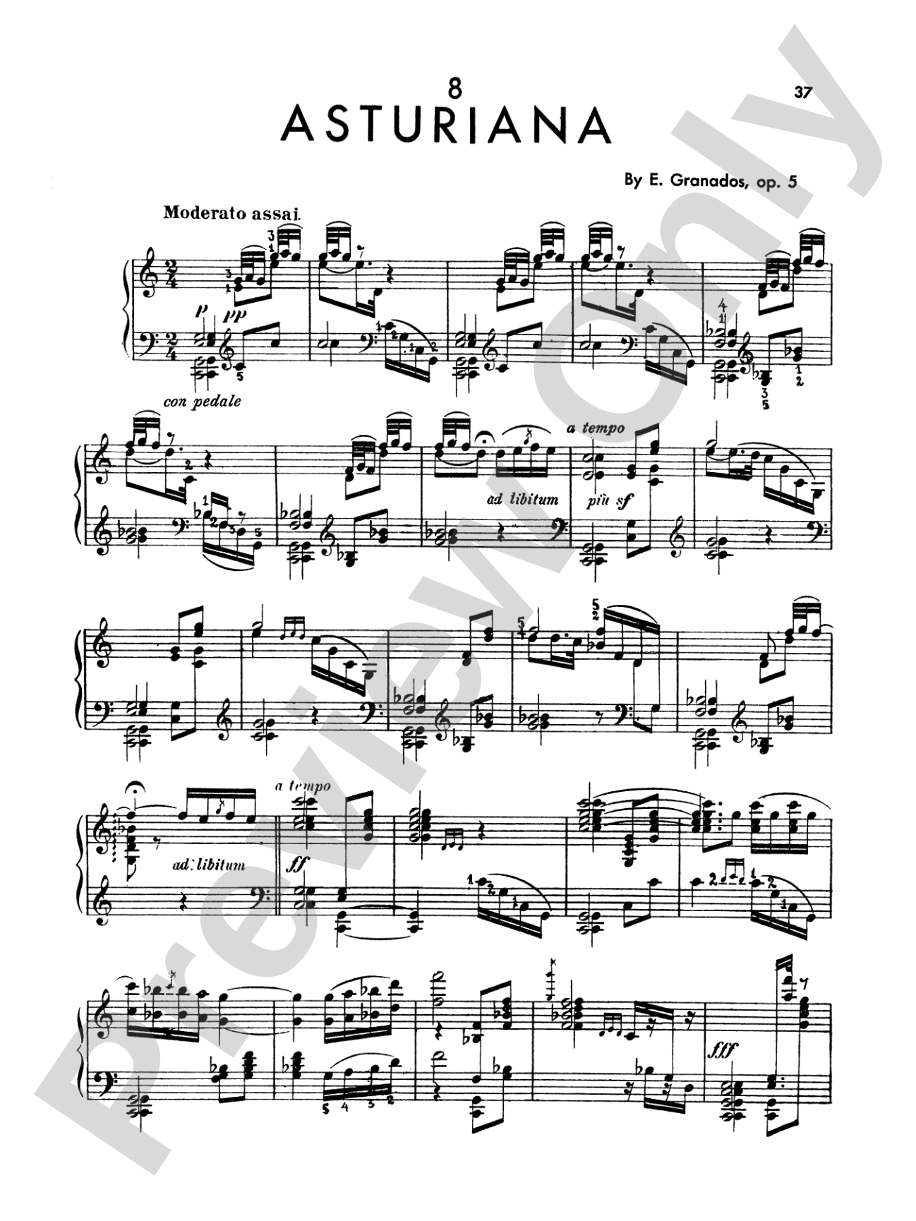 Granados: Twelve Spanish Dances (Volume II)