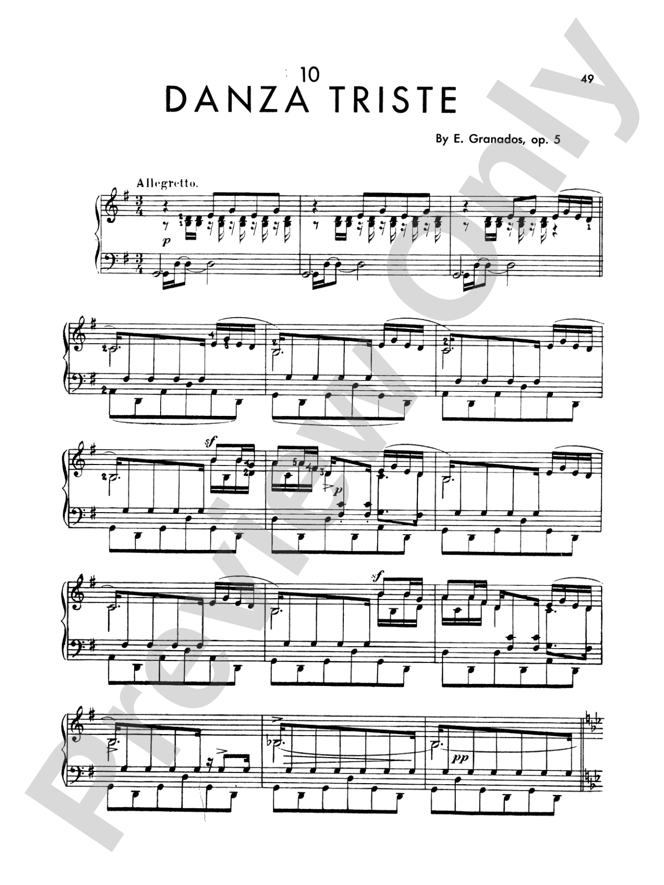 Granados: Twelve Spanish Dances (Volume II)