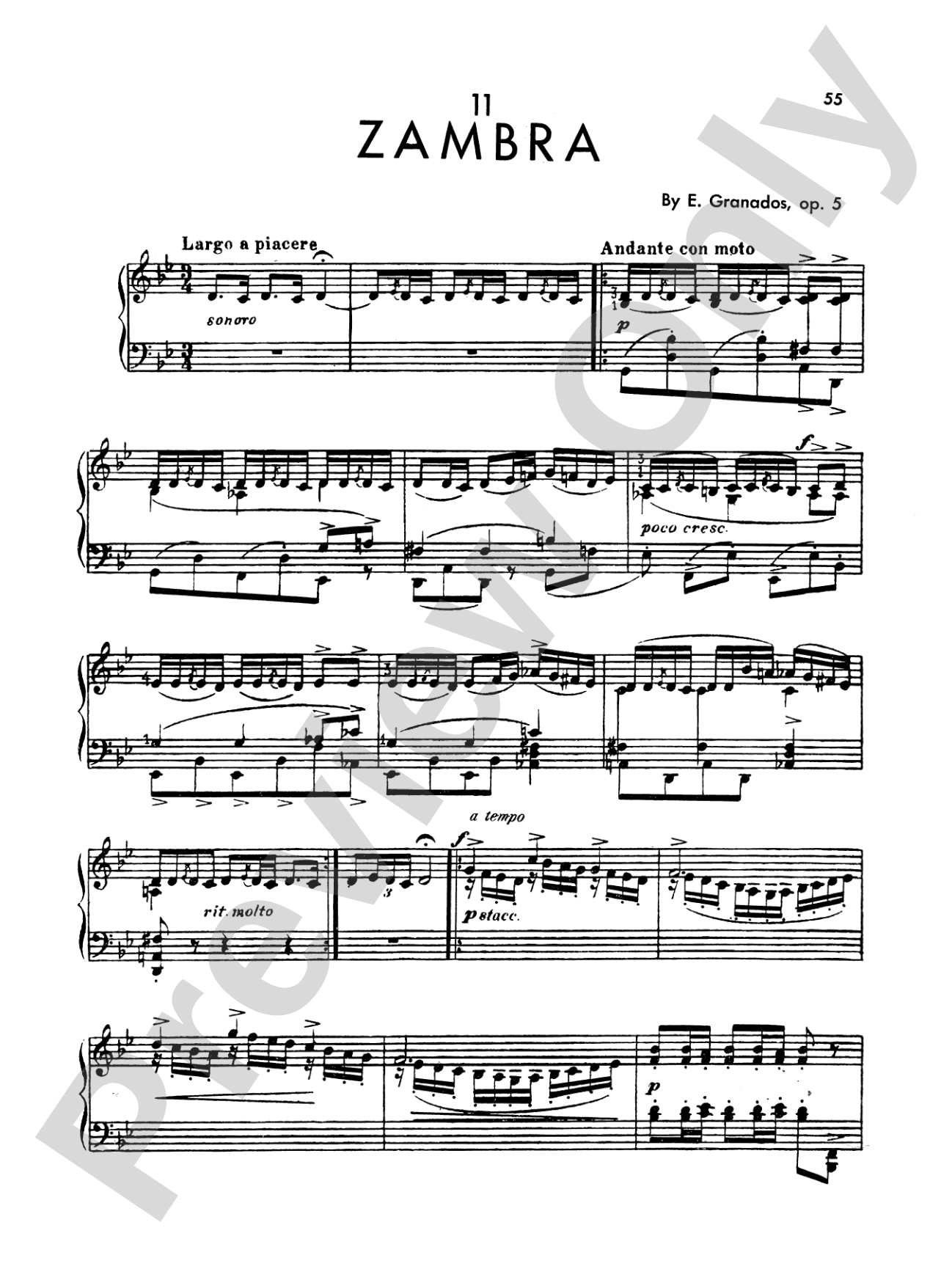 Granados: Twelve Spanish Dances (Volume II)