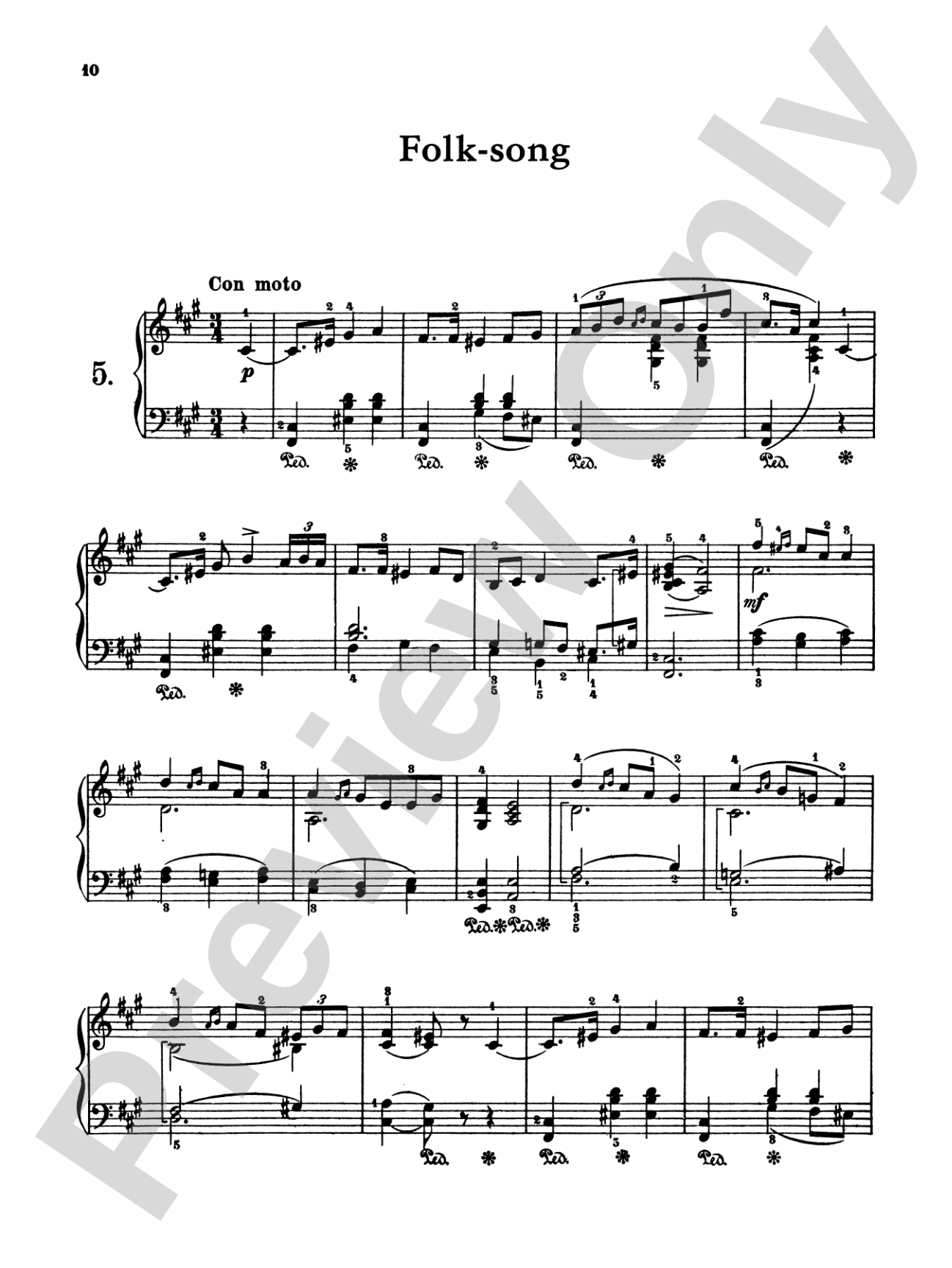 Grieg: Lyrics Pieces, Op. 12