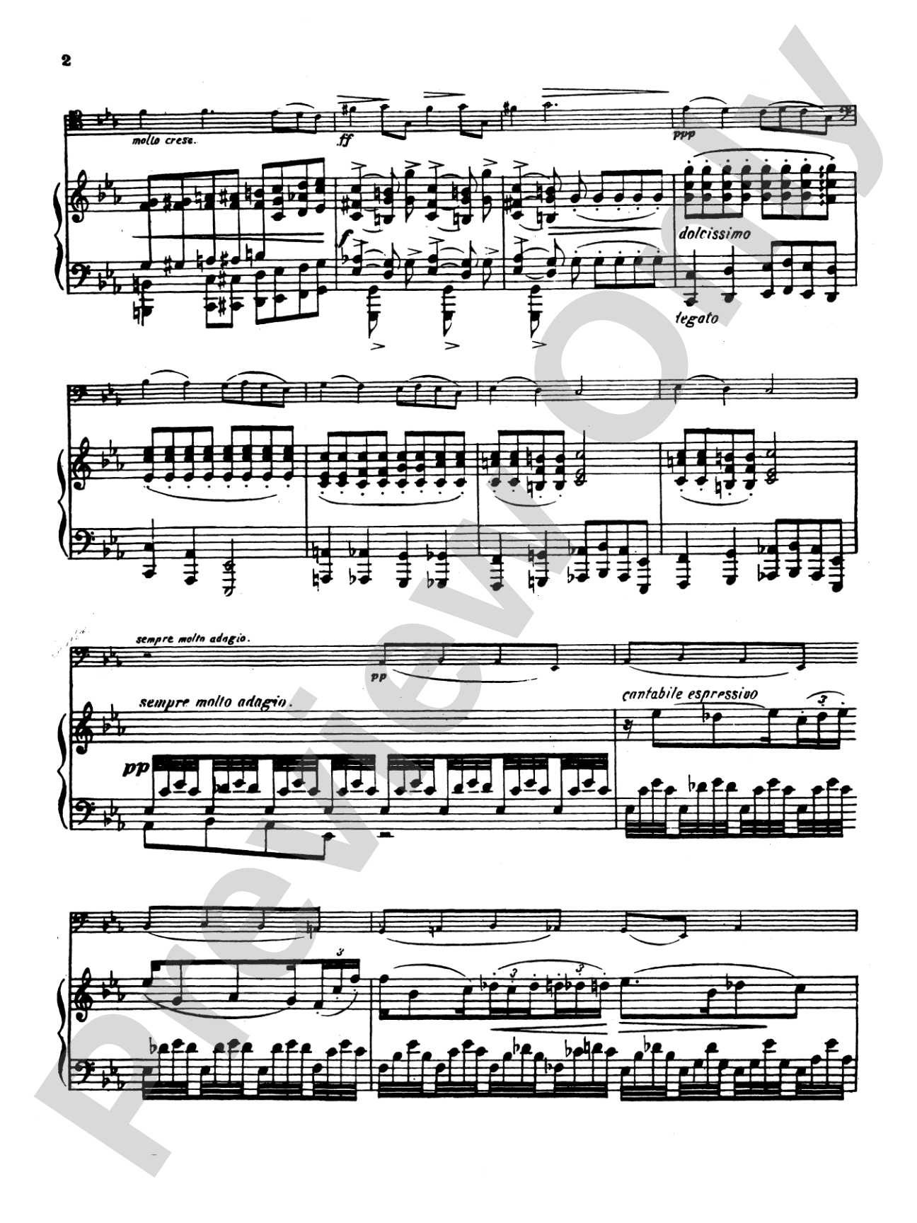 Fauré: Élégie, Op. 24