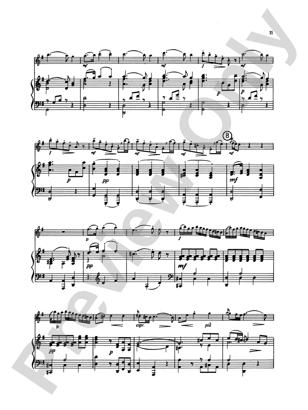 Gluck: Concerto in G Major: Flute Part(s)