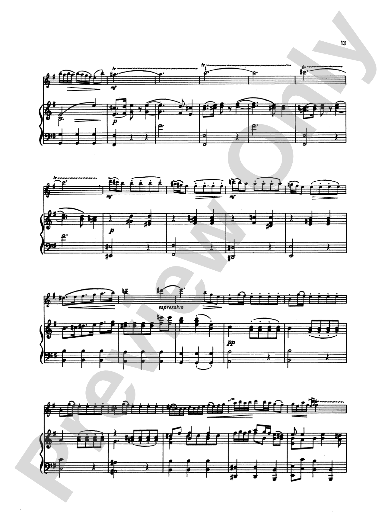 Gluck: Concerto in G Major: Flute Part(s)