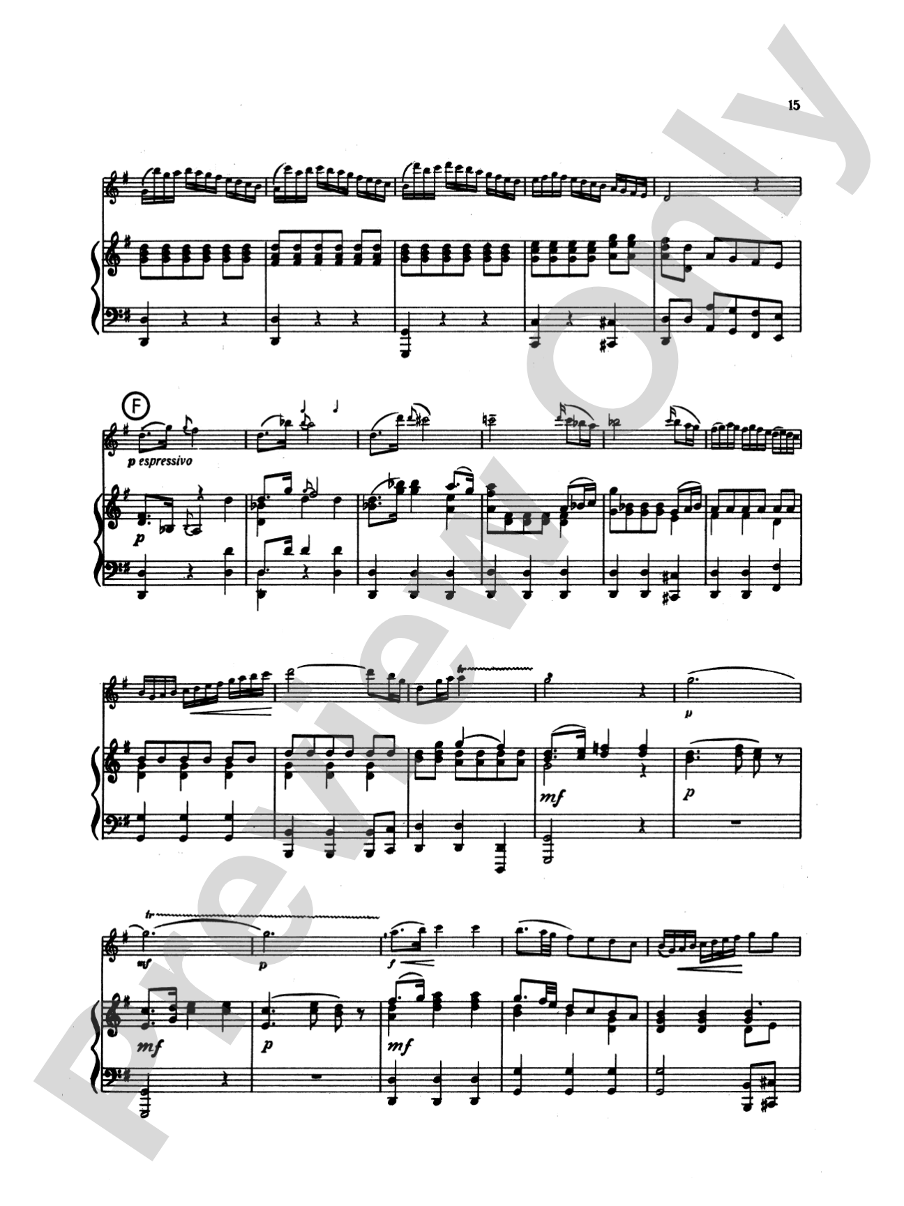 Gluck: Concerto in G Major: Flute Part(s)