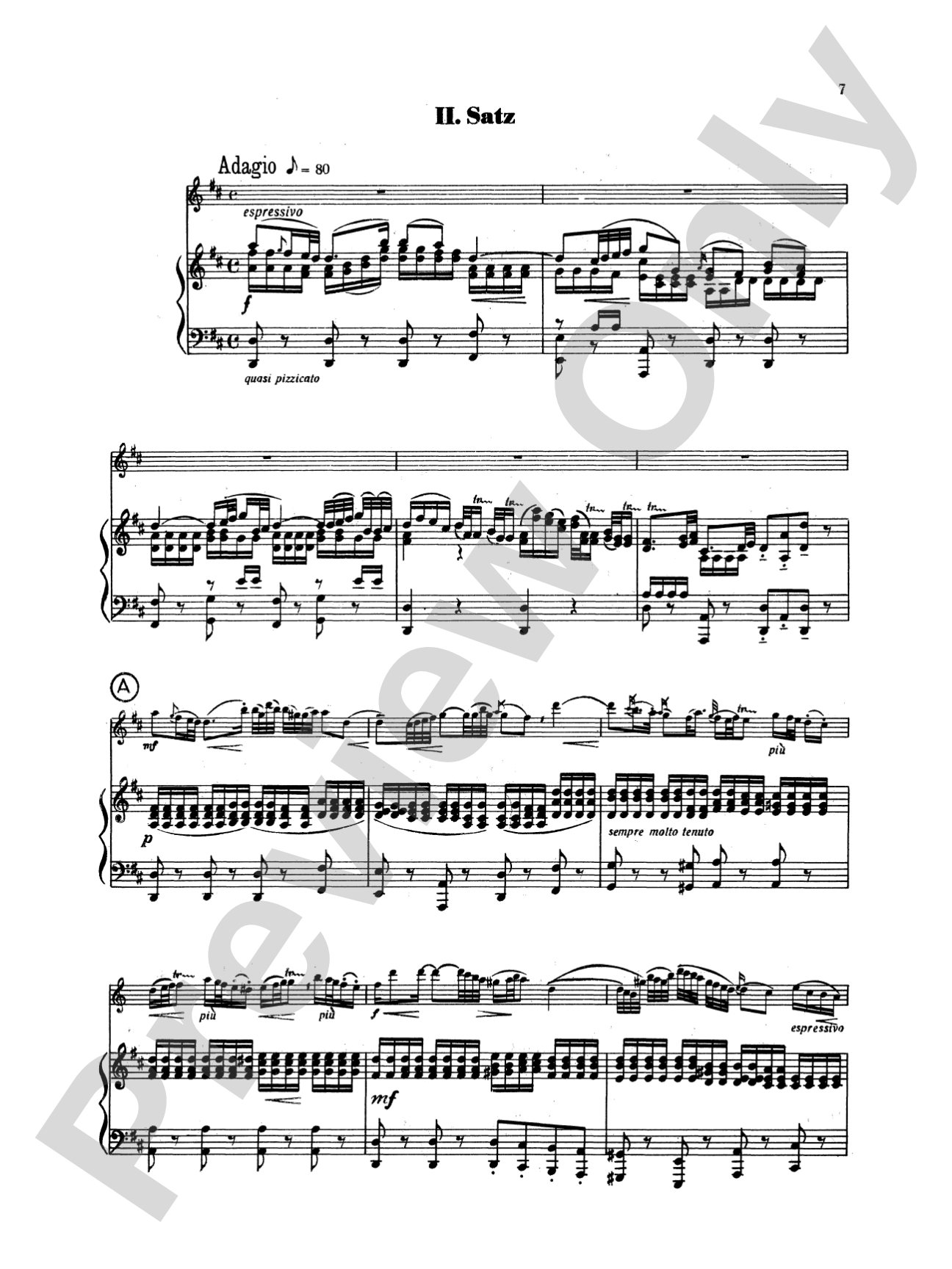 Gluck: Concerto in G Major: Flute Part(s)