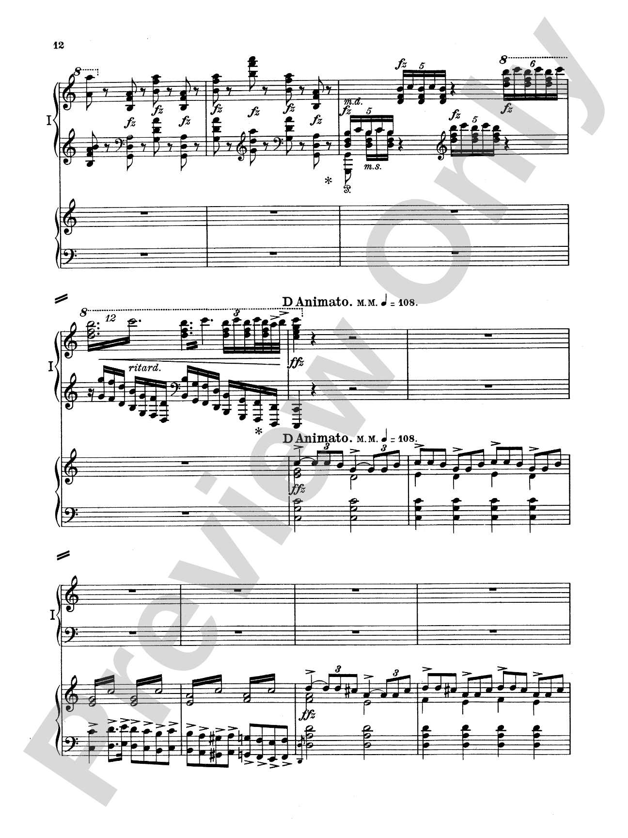 Grieg: Piano Concerto in A Minor, Op. 16: Piano Duo (2 Pianos, 4 Hands) Book (2 copies required)