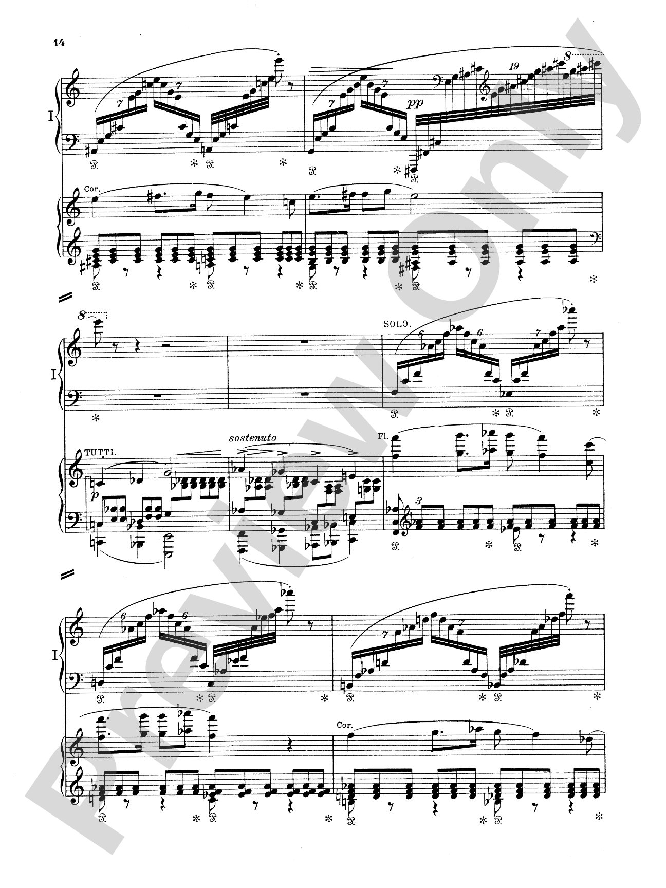 Grieg: Piano Concerto in A Minor, Op. 16: Piano Duo (2 Pianos, 4 Hands) Book (2 copies required)