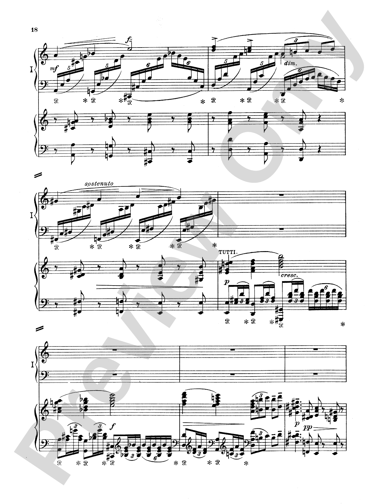 Grieg: Piano Concerto in A Minor, Op. 16: Piano Duo (2 Pianos, 4 Hands) Book (2 copies required)