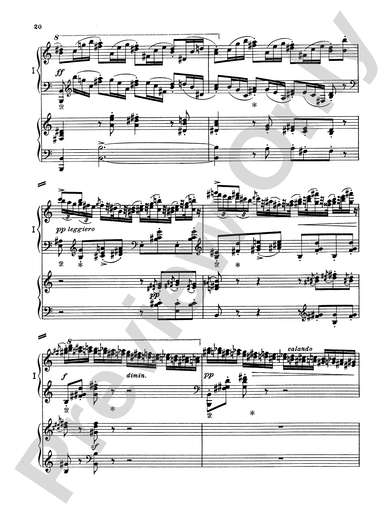 Grieg: Piano Concerto in A Minor, Op. 16: Piano Duo (2 Pianos, 4 Hands) Book (2 copies required)