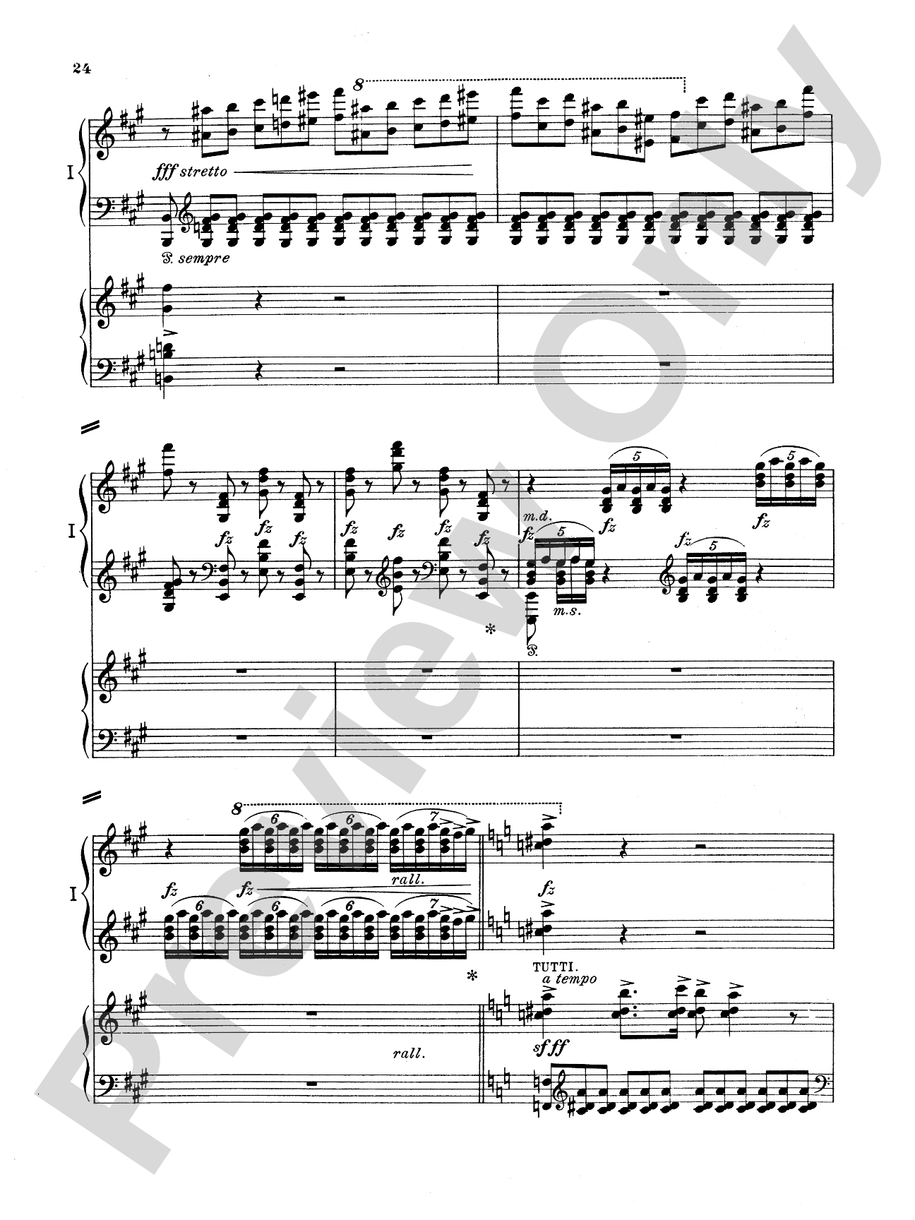 Grieg: Piano Concerto in A Minor, Op. 16: Piano Duo (2 Pianos, 4 Hands) Book (2 copies required)