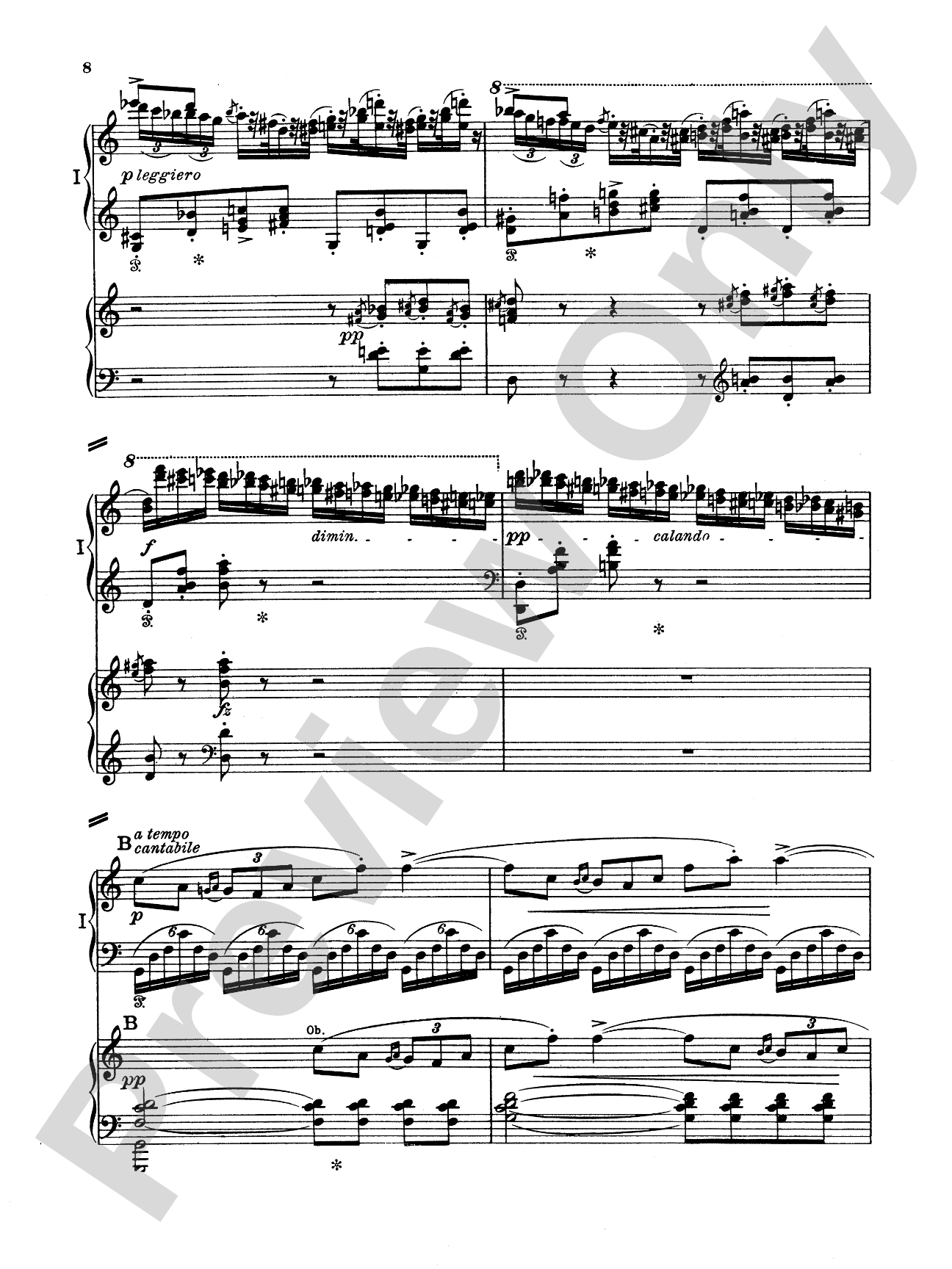 Grieg: Piano Concerto in A Minor, Op. 16: Piano Duo (2 Pianos, 4 Hands) Book (2 copies required)