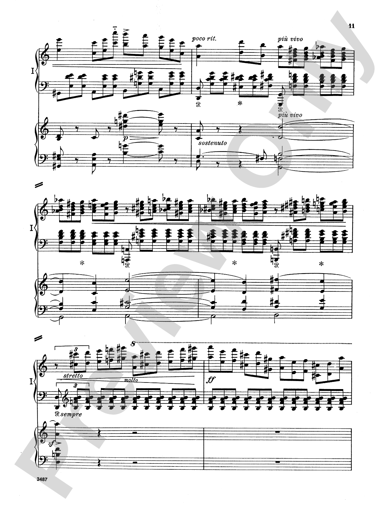 Grieg: Piano Concerto in A Minor, Op. 16: Piano Duo (2 Pianos, 4 Hands) Book (2 copies required)