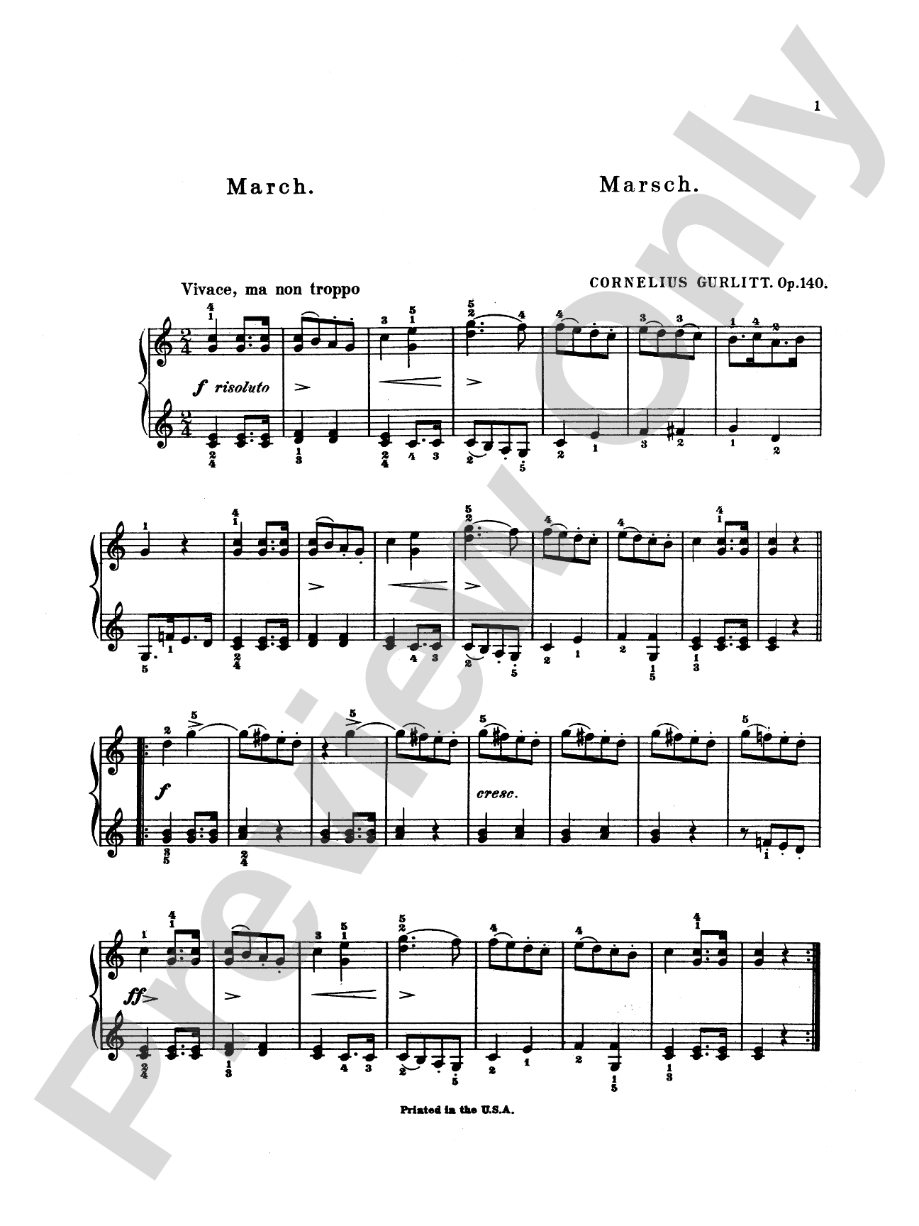 Gurlitt: Album for the Young, Op. 140: Piano Book