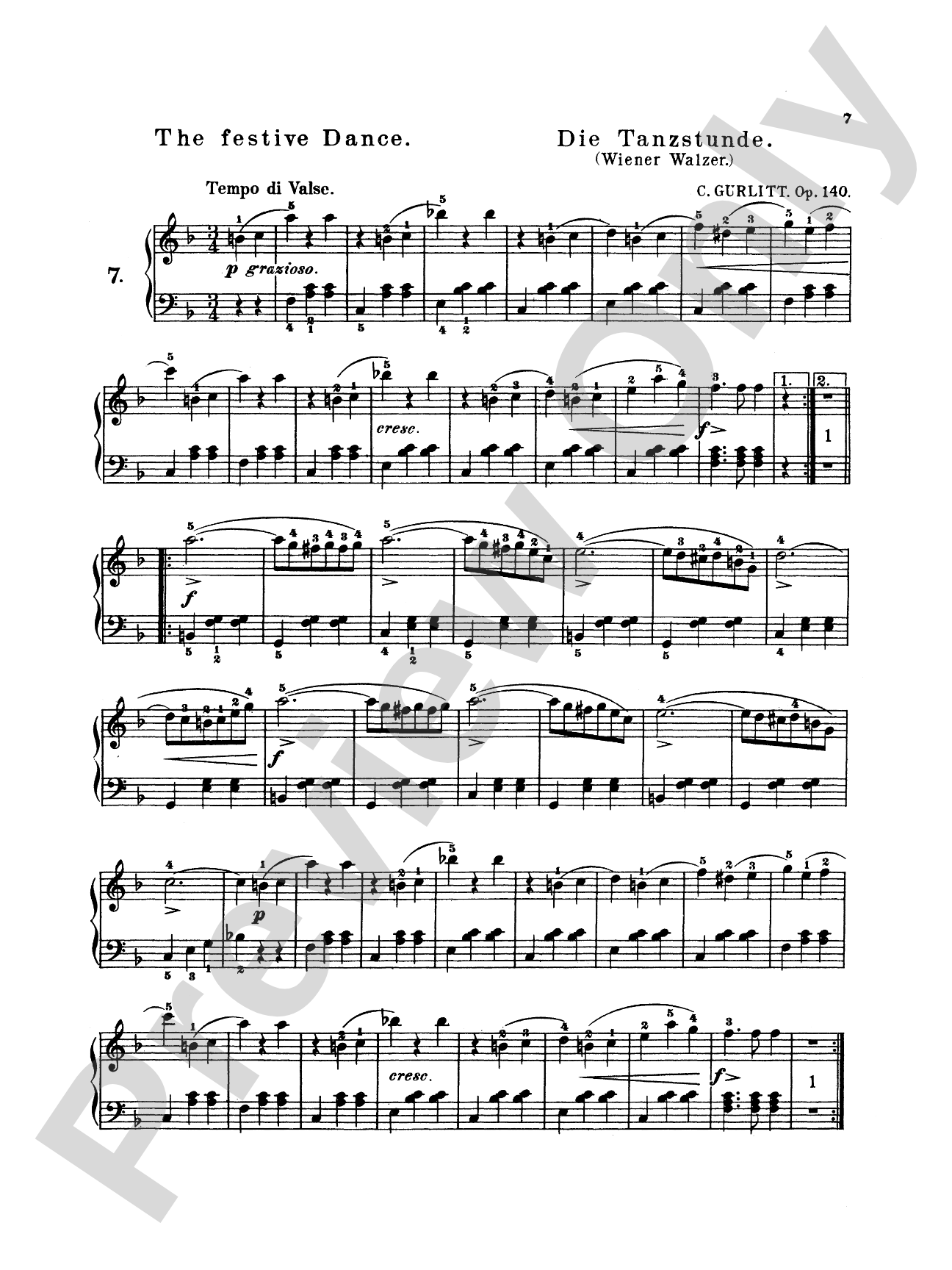 Gurlitt: Album for the Young, Op. 140