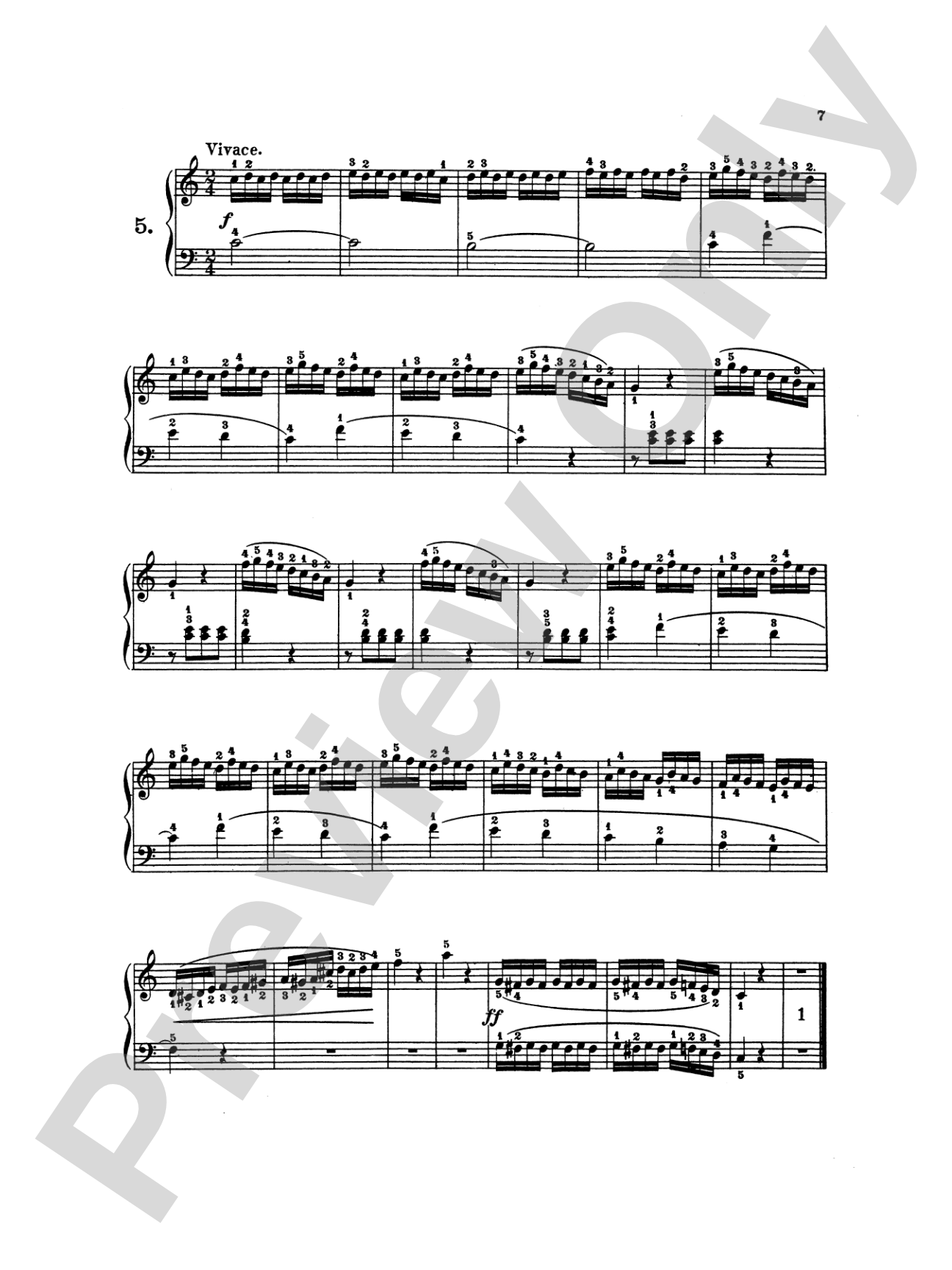 Gurlitt: School of Velocity for Beginners, Op. 141
