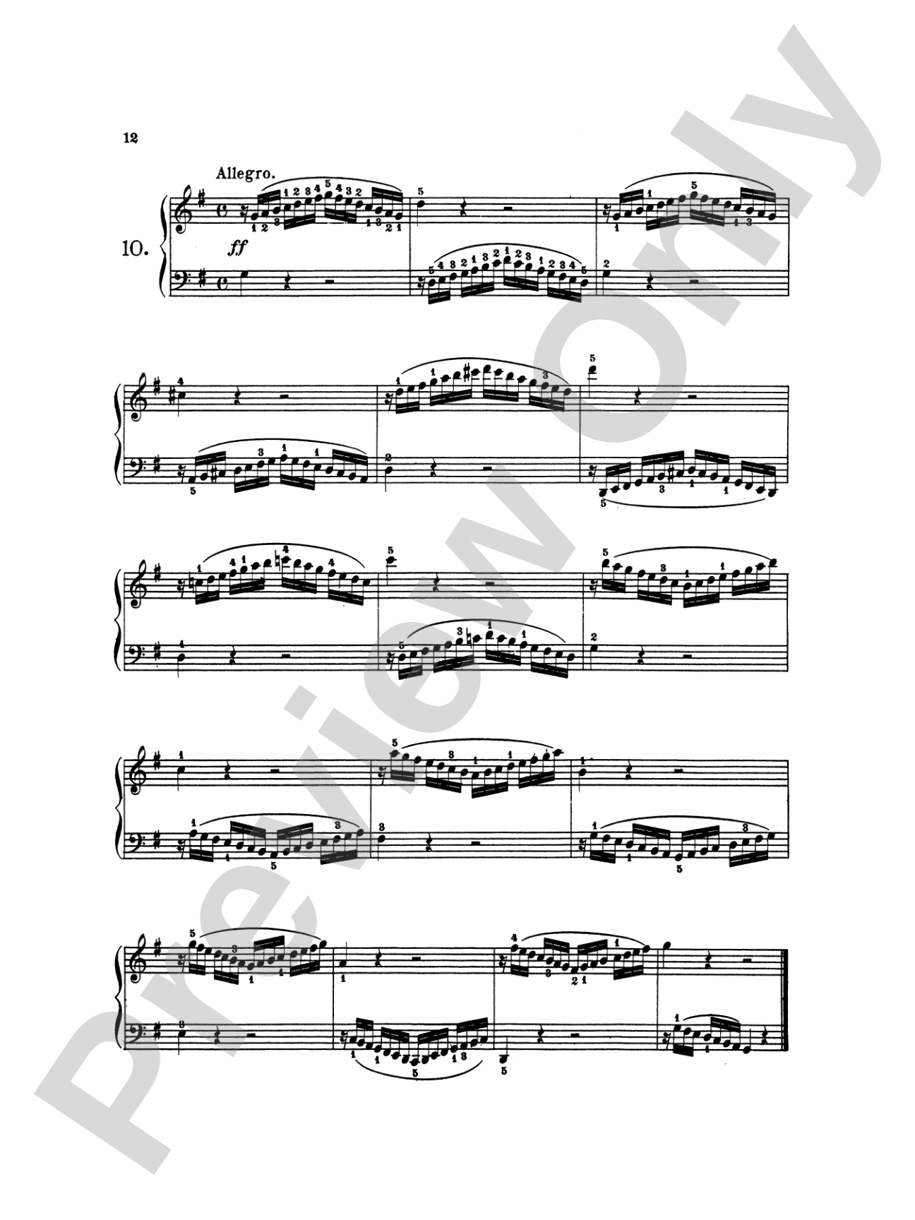 Gurlitt: School of Velocity for Beginners, Op. 141