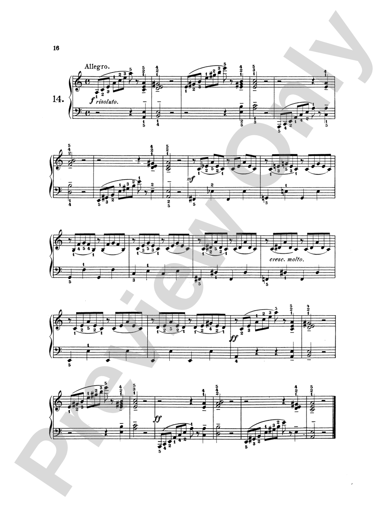 Gurlitt: School of Velocity for Beginners, Op. 141
