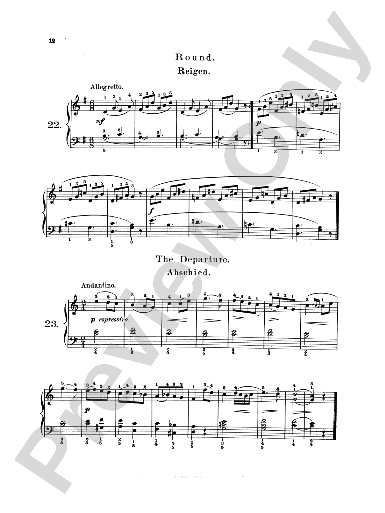 Gurlitt: First Lessons, Op. 117