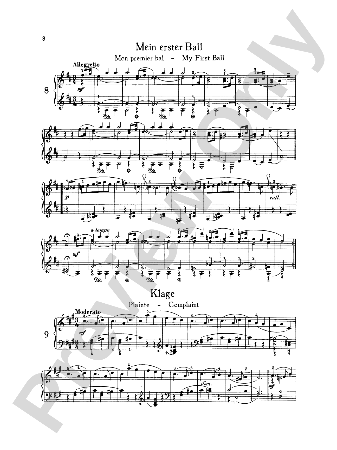 Gretchaninoff: Glass Beads, Op. 123