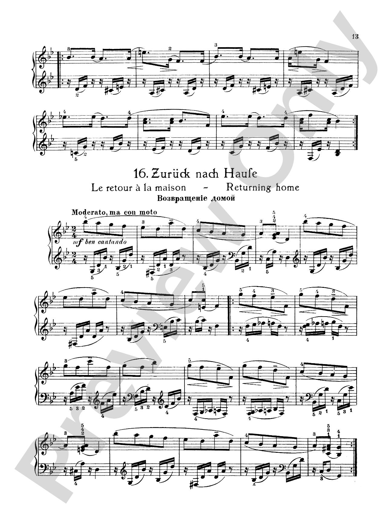 Gretchaninoff: Grandfather's Book, Op. 119