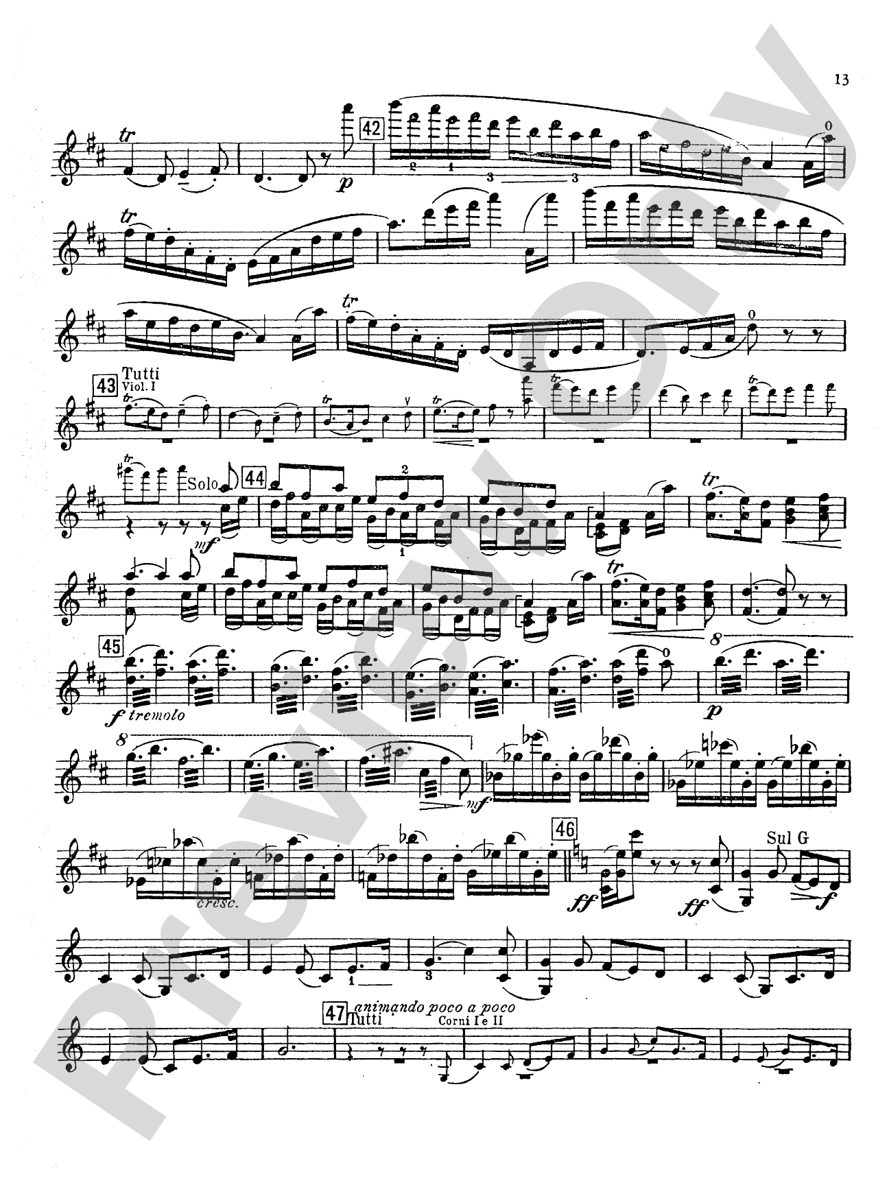 Glazunov: Concerto in A Minor, Op. 82: Violin Book