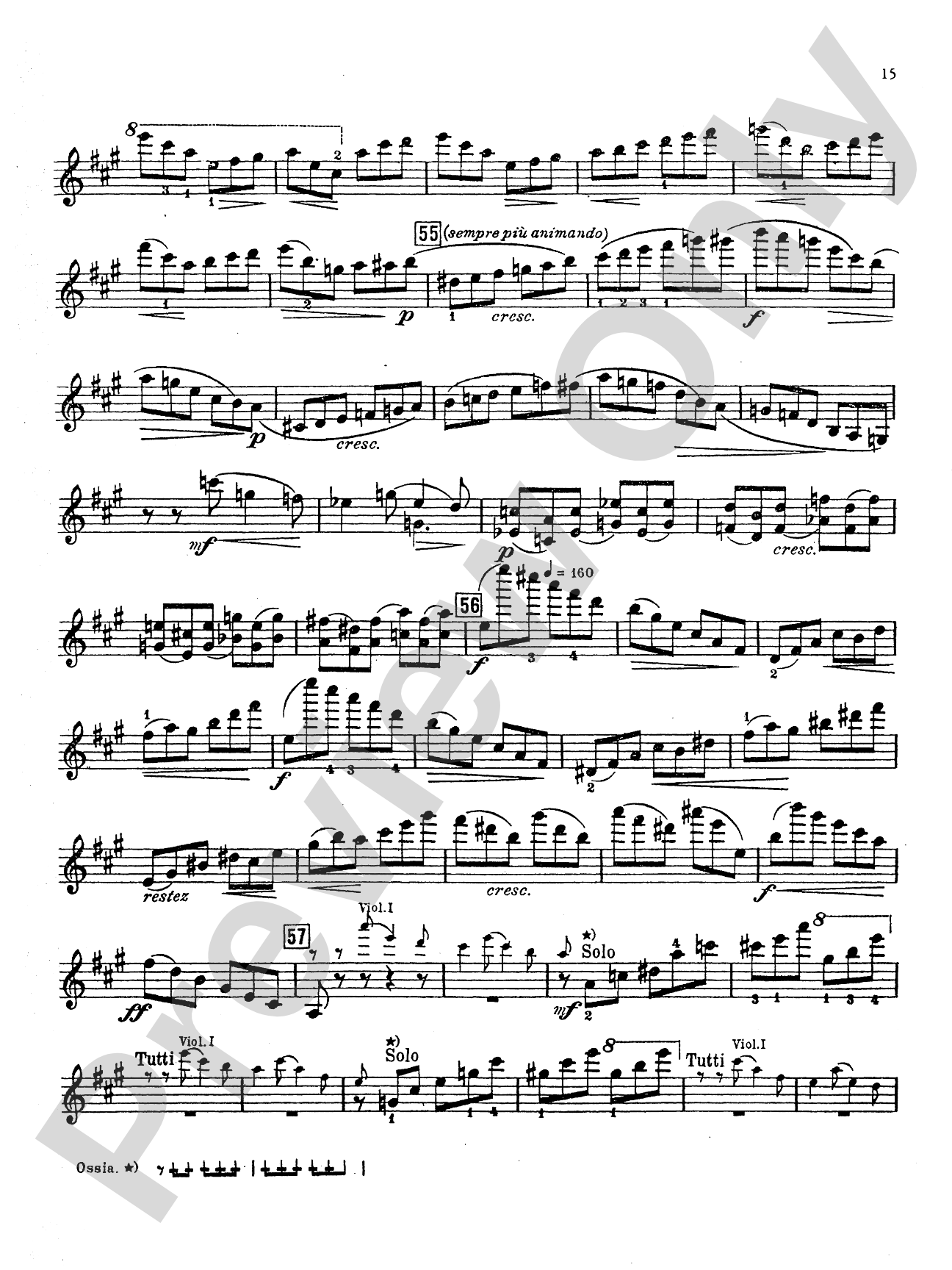 Glazunov: Concerto in A Minor, Op. 82: Violin Book