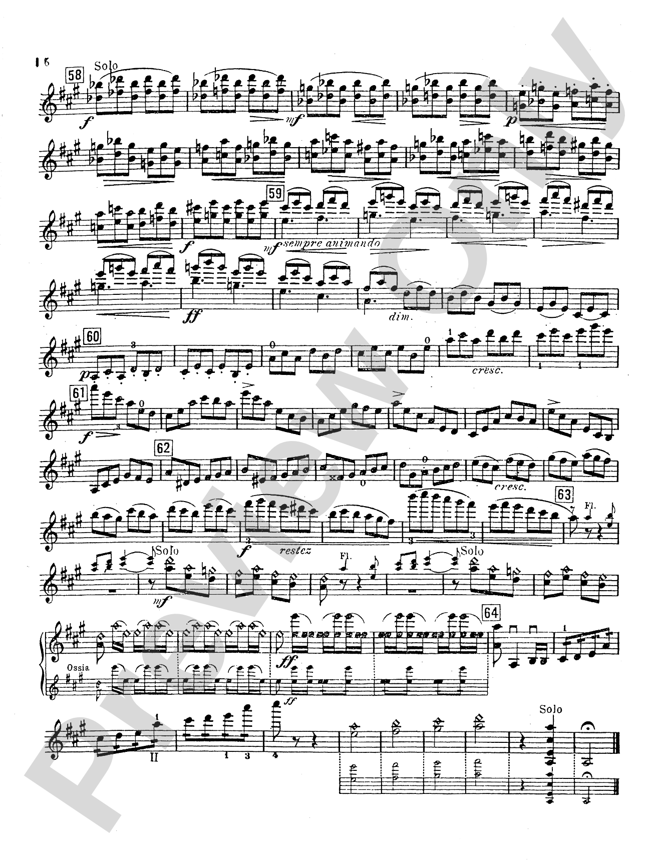 Glazunov: Concerto in A Minor, Op. 82: Violin Book